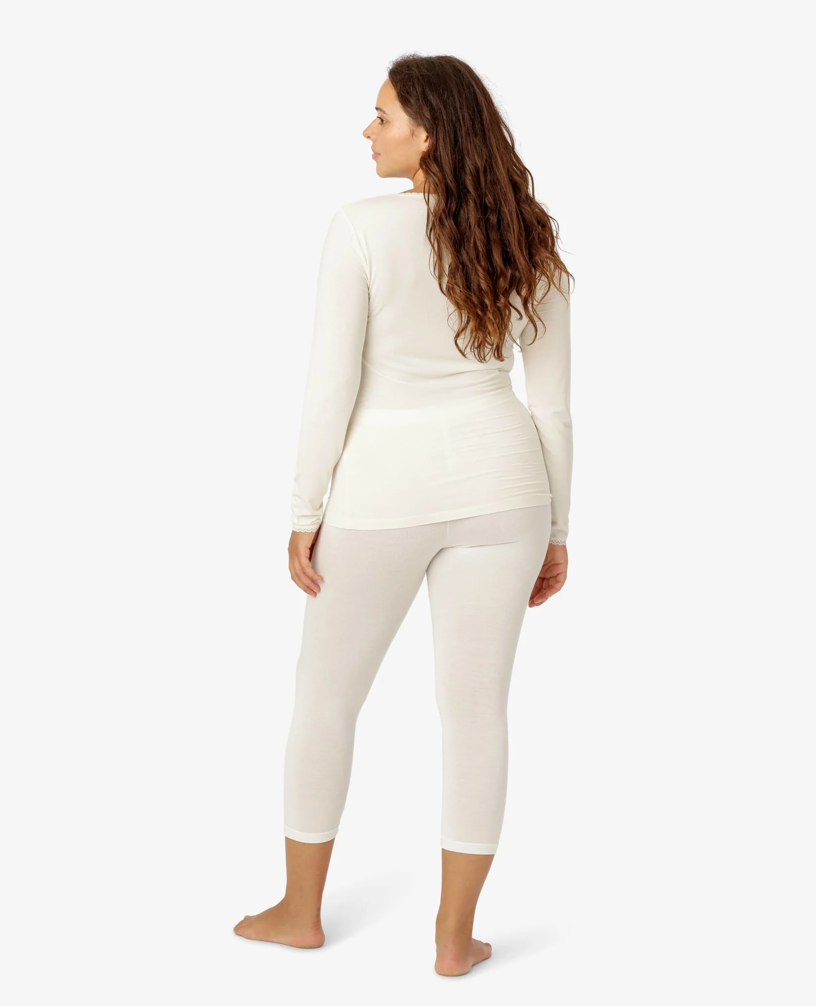 BASIC JERSEY 3/4 LEGGINGS - Image 4