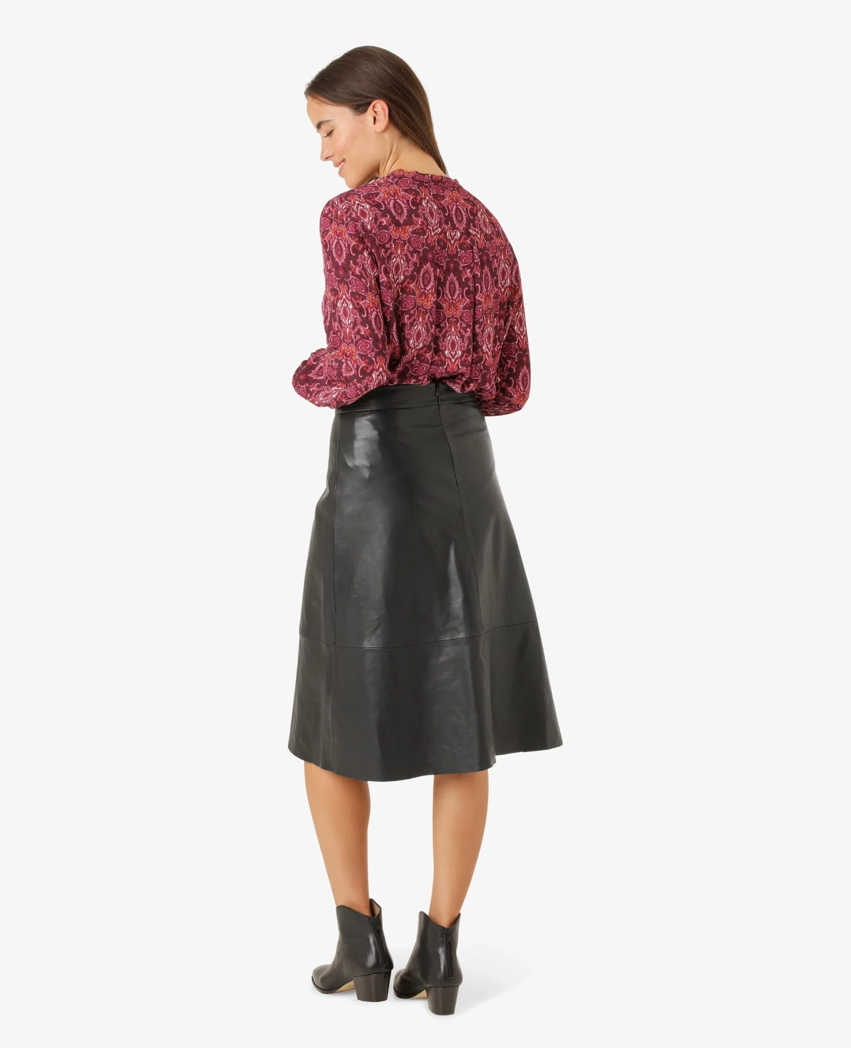 BINANN MØNSTRET BLUSE - Image 3