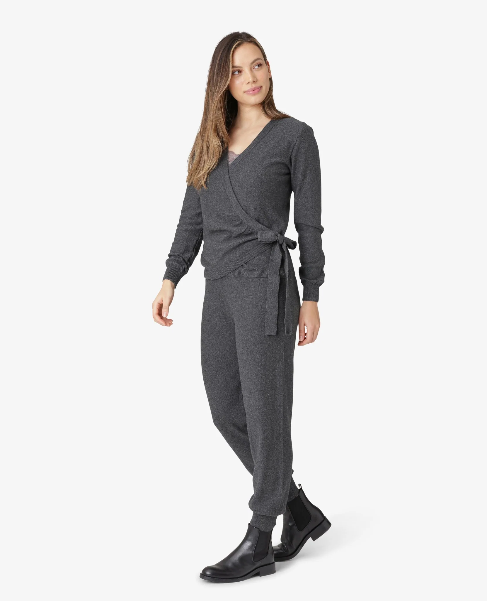 COTTON CASHMERE KNIT TROUSERS - Image 6