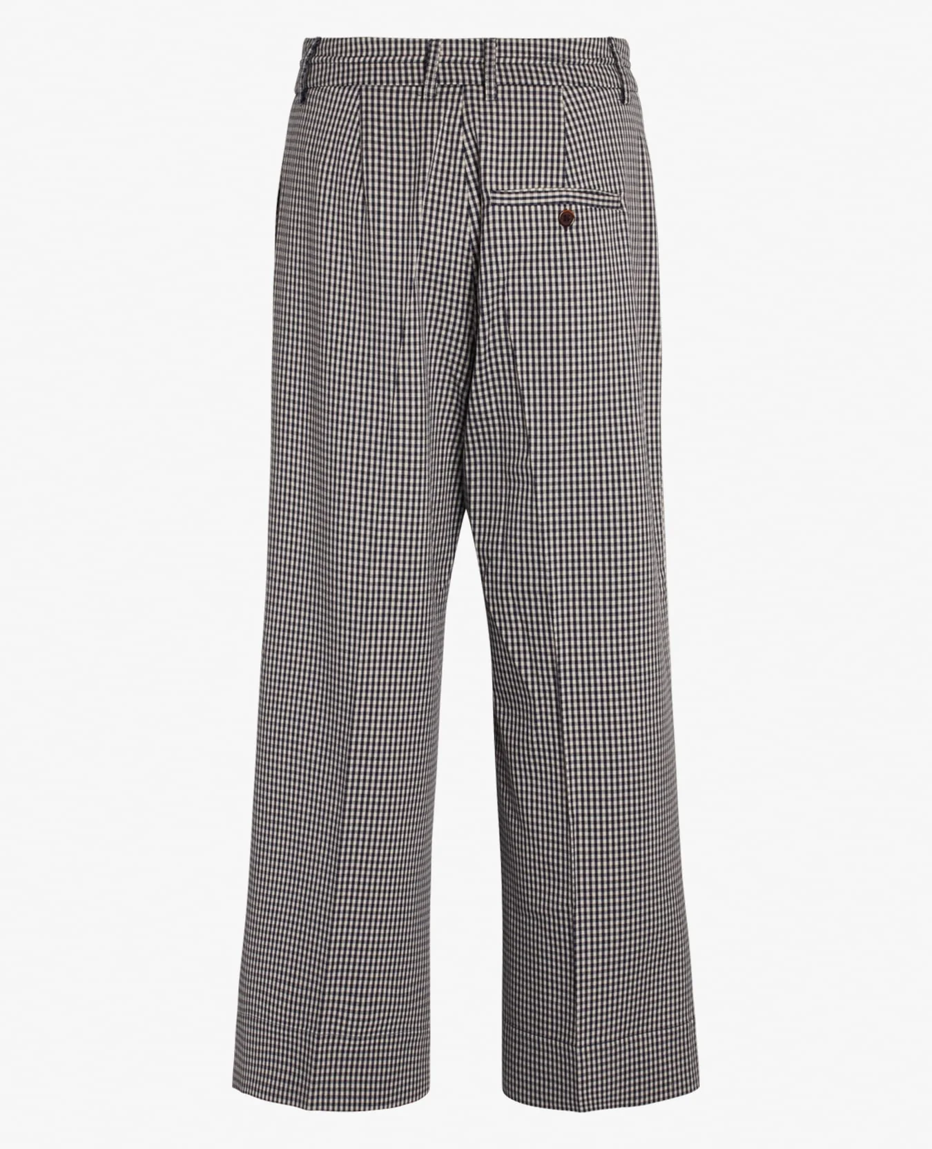 COTTON CHECK TROUSERS - Image 2