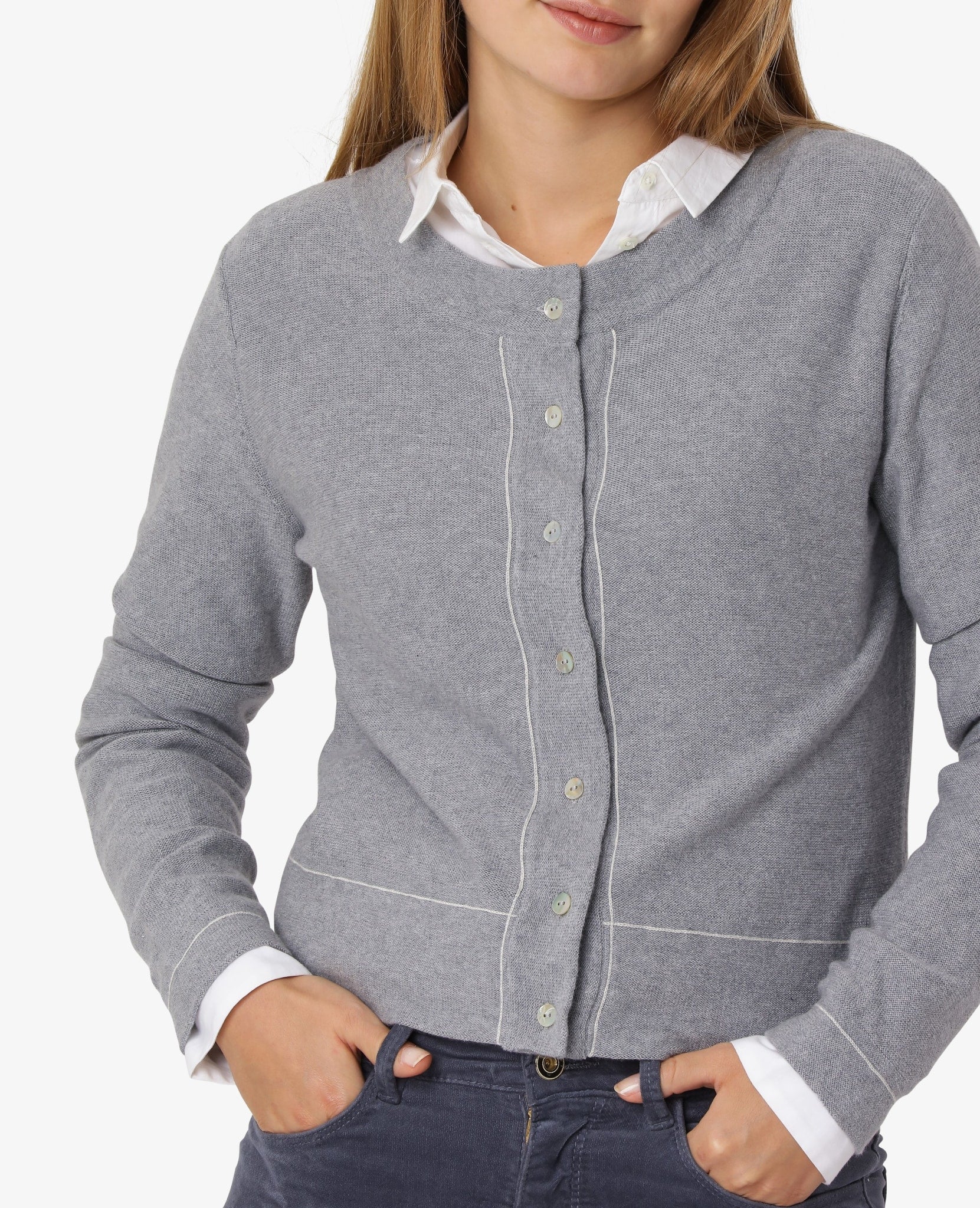 ESSENTIAL COTTON CASHMERE CARDIGAN - Image 3