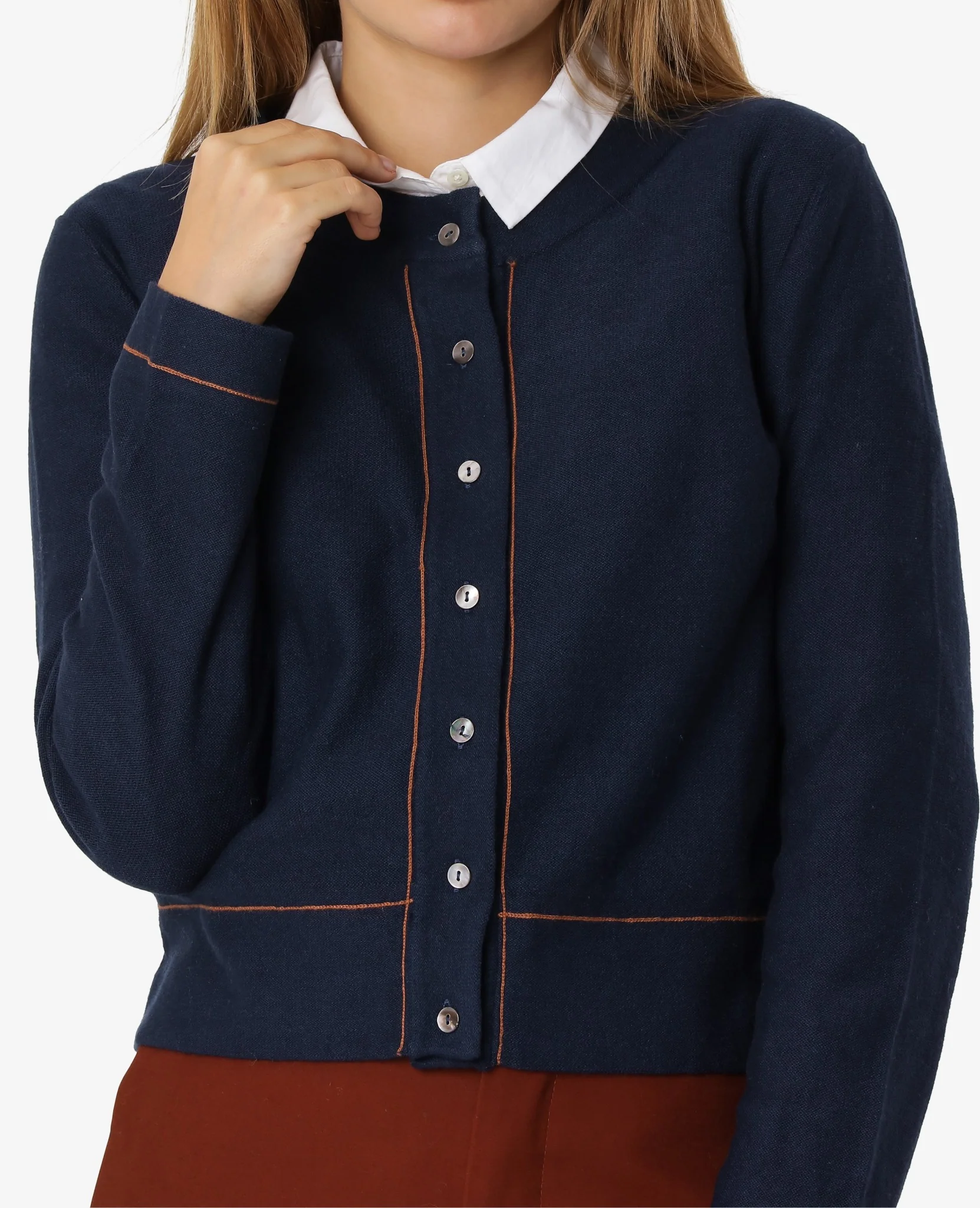 ESSENTIAL COTTON CASHMERE CARDIGAN - Image 4