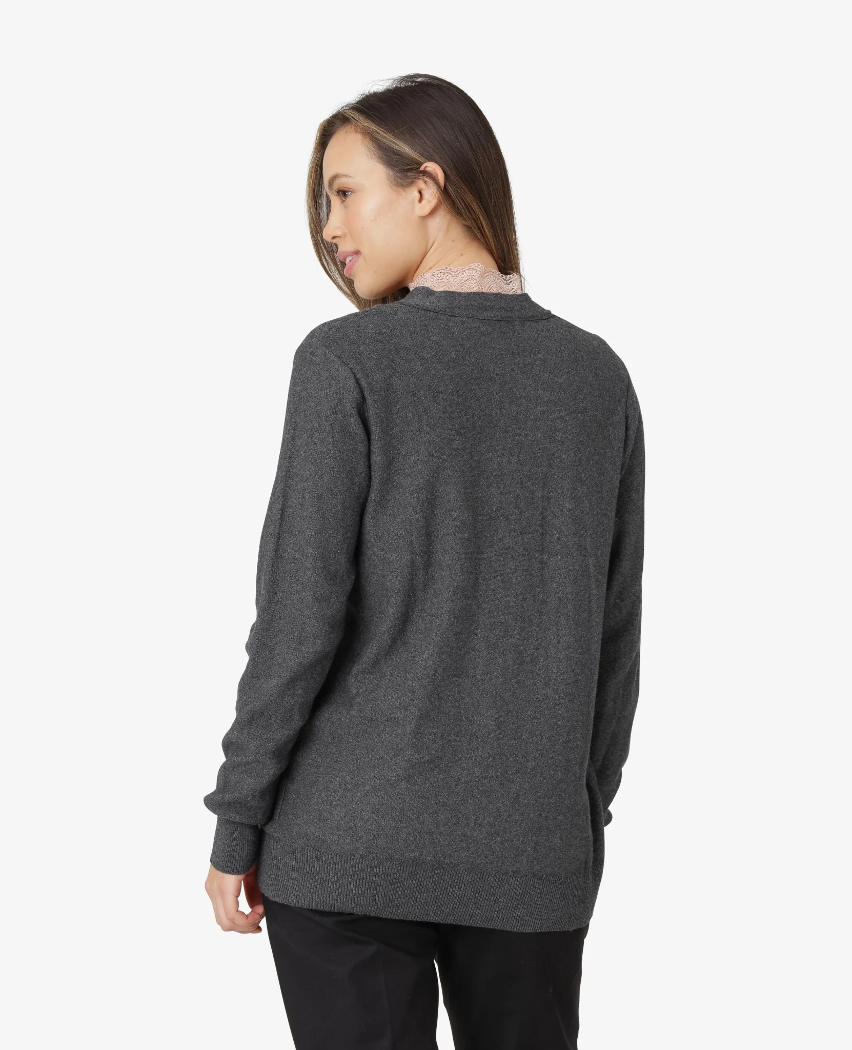 ESSENTIAL COTTON CASHMERE CARDIGAN - Image 2