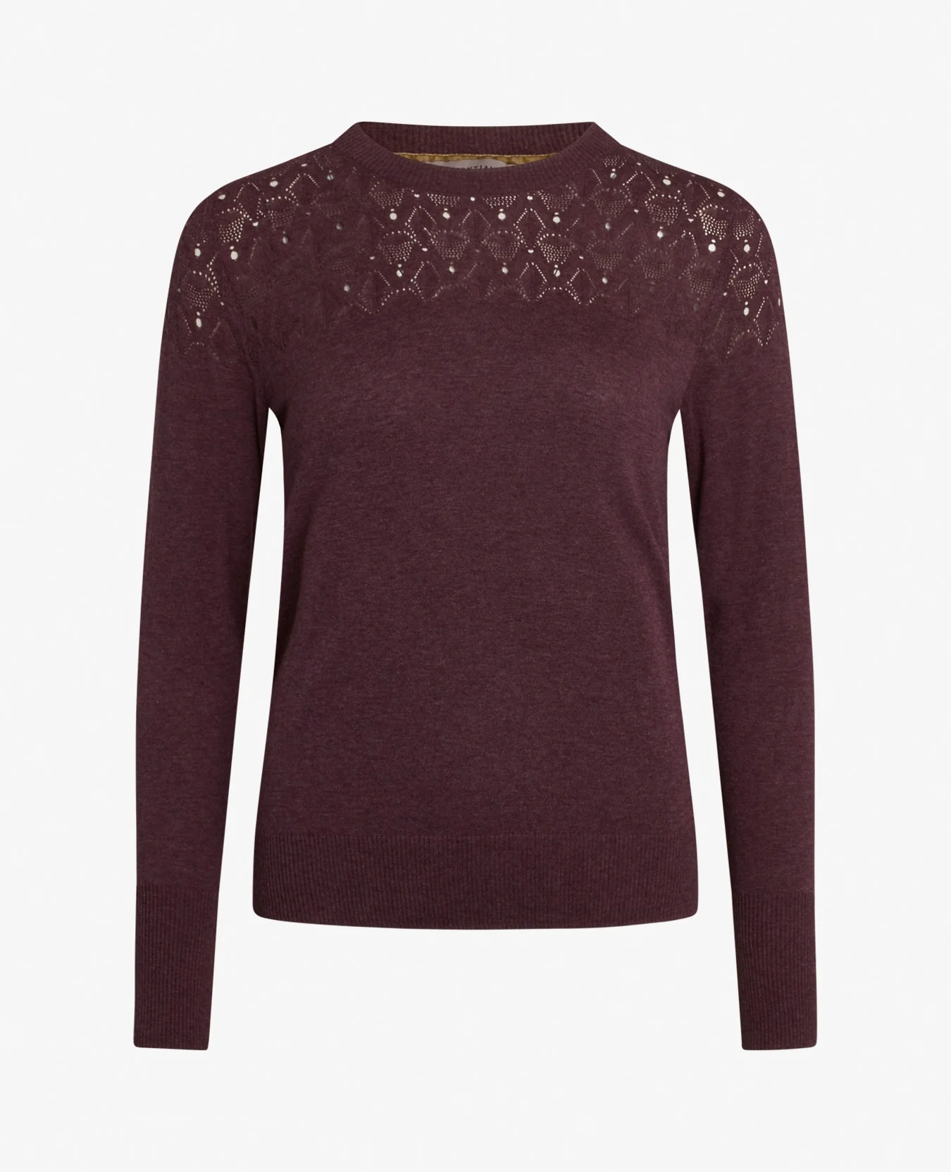 ESSENTIAL COTTON MELANGE PULLOVER