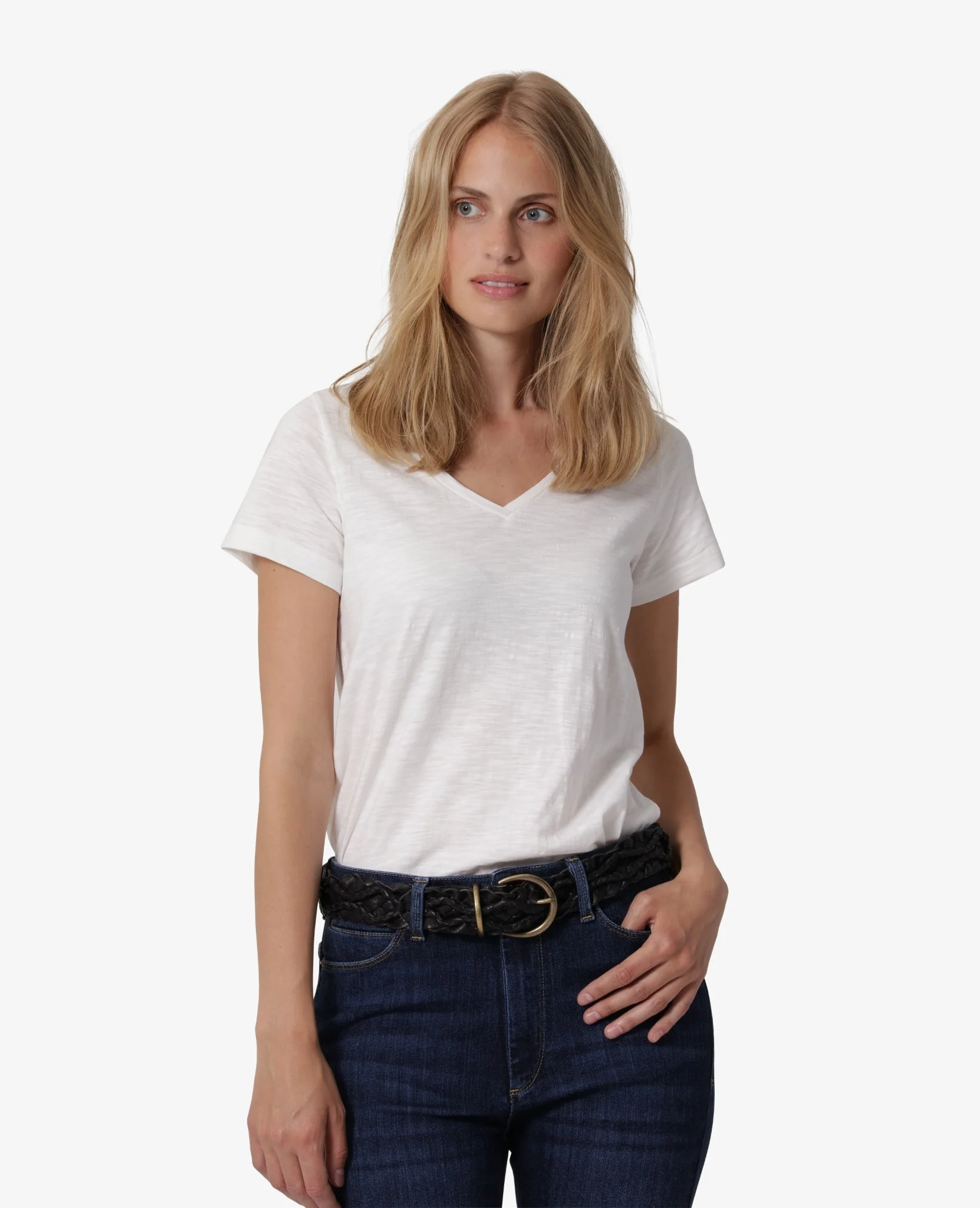 ESSENTIAL DENIM STRETCH TROUSERS - Image 3