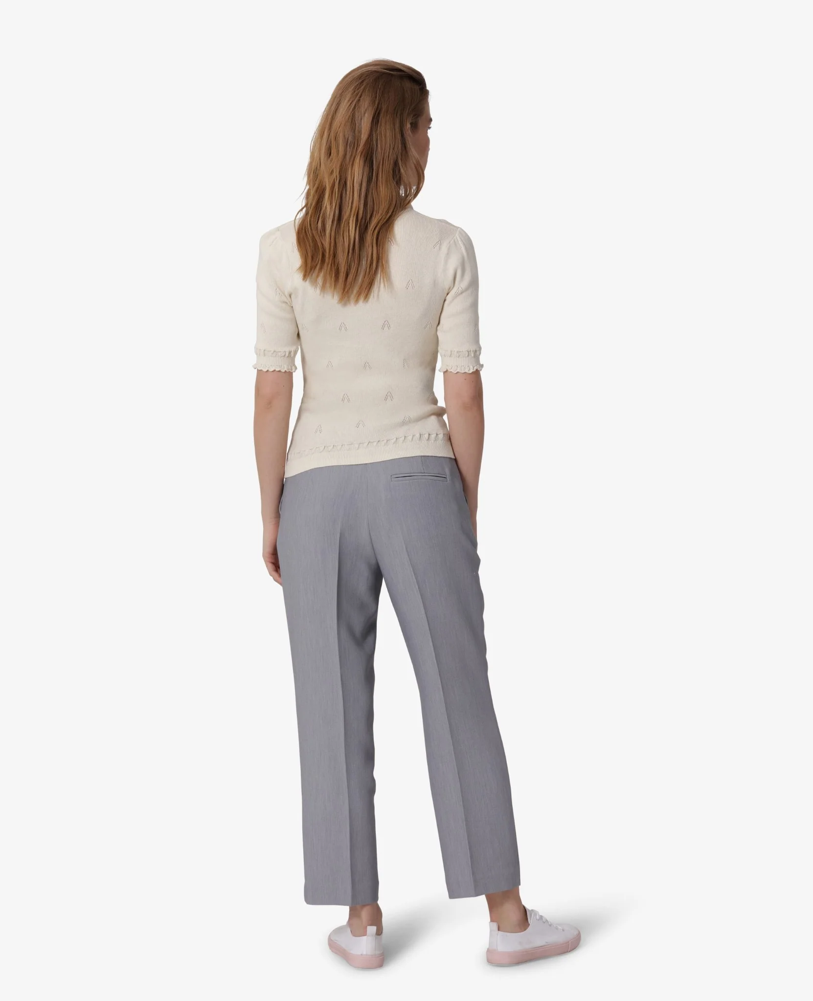 ESSENTIAL GARBADINE TROUSERS - Image 5