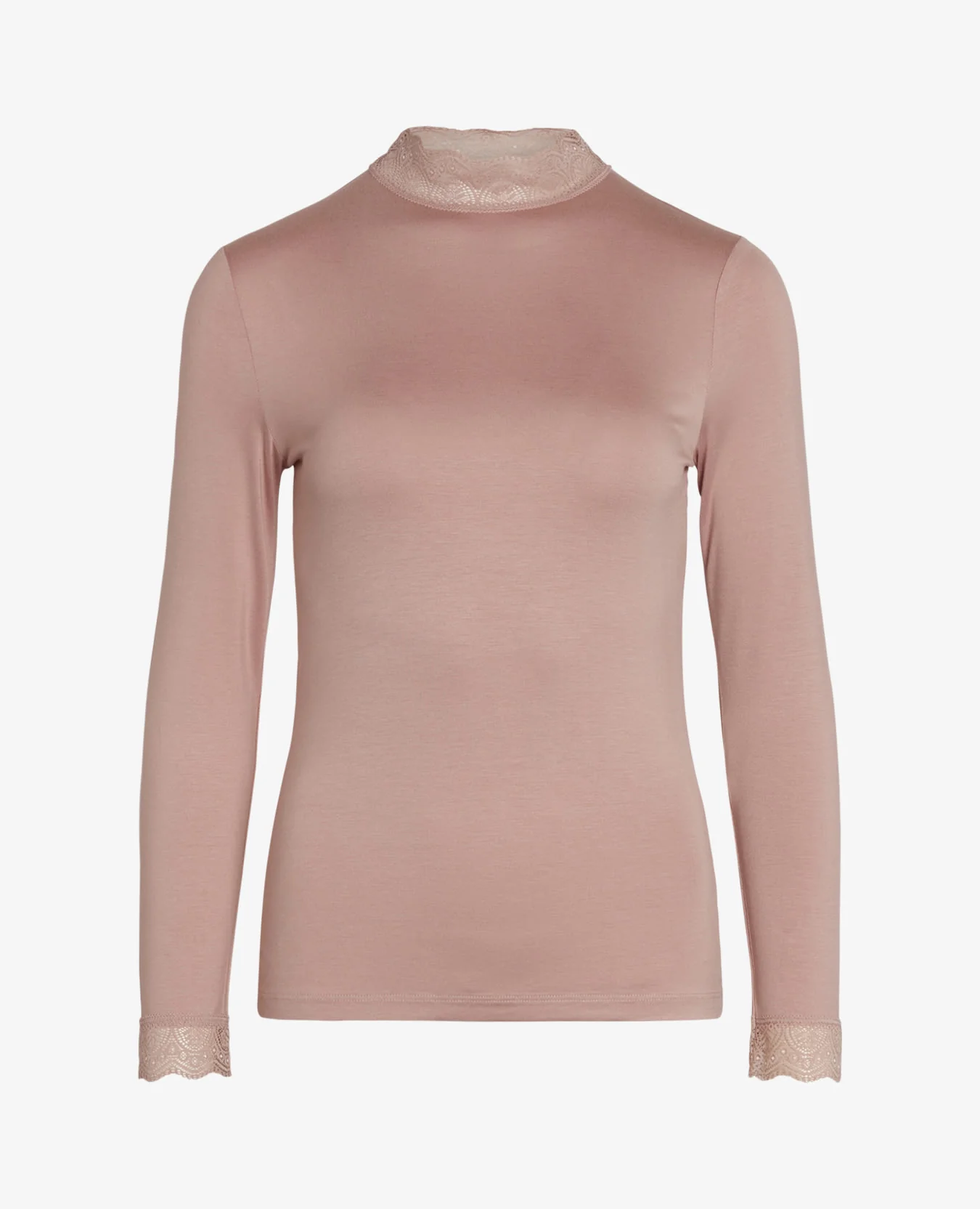 ESSENTIAL LACE JERSEY T-SHIRT