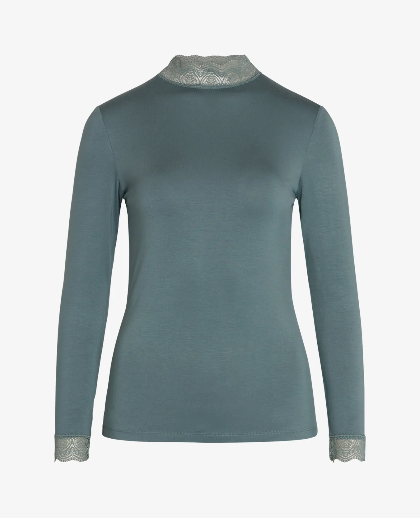 ESSENTIAL LACE JERSEY T-SHIRT