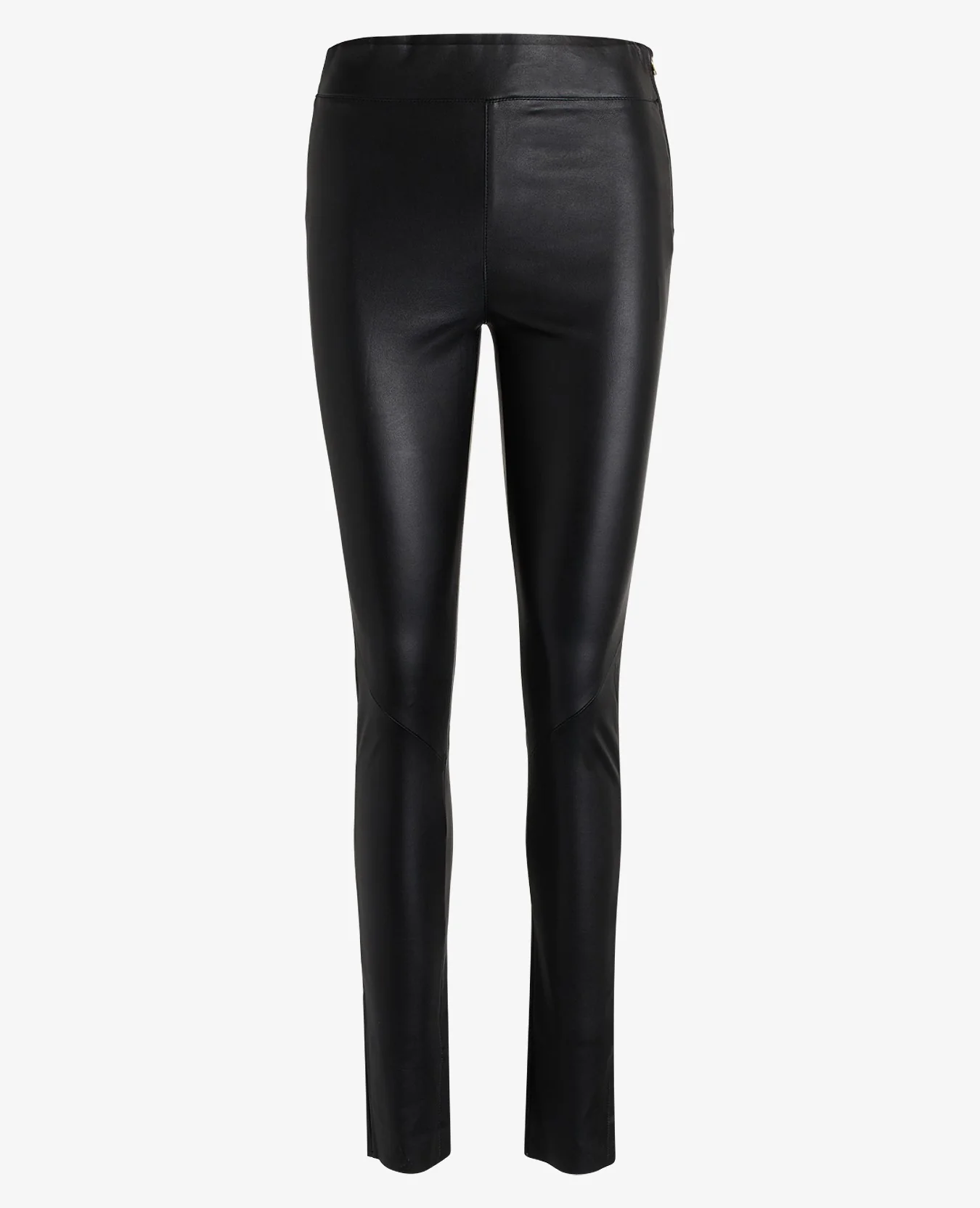ESSENTIAL LEATHER STRETCH TROUSERS