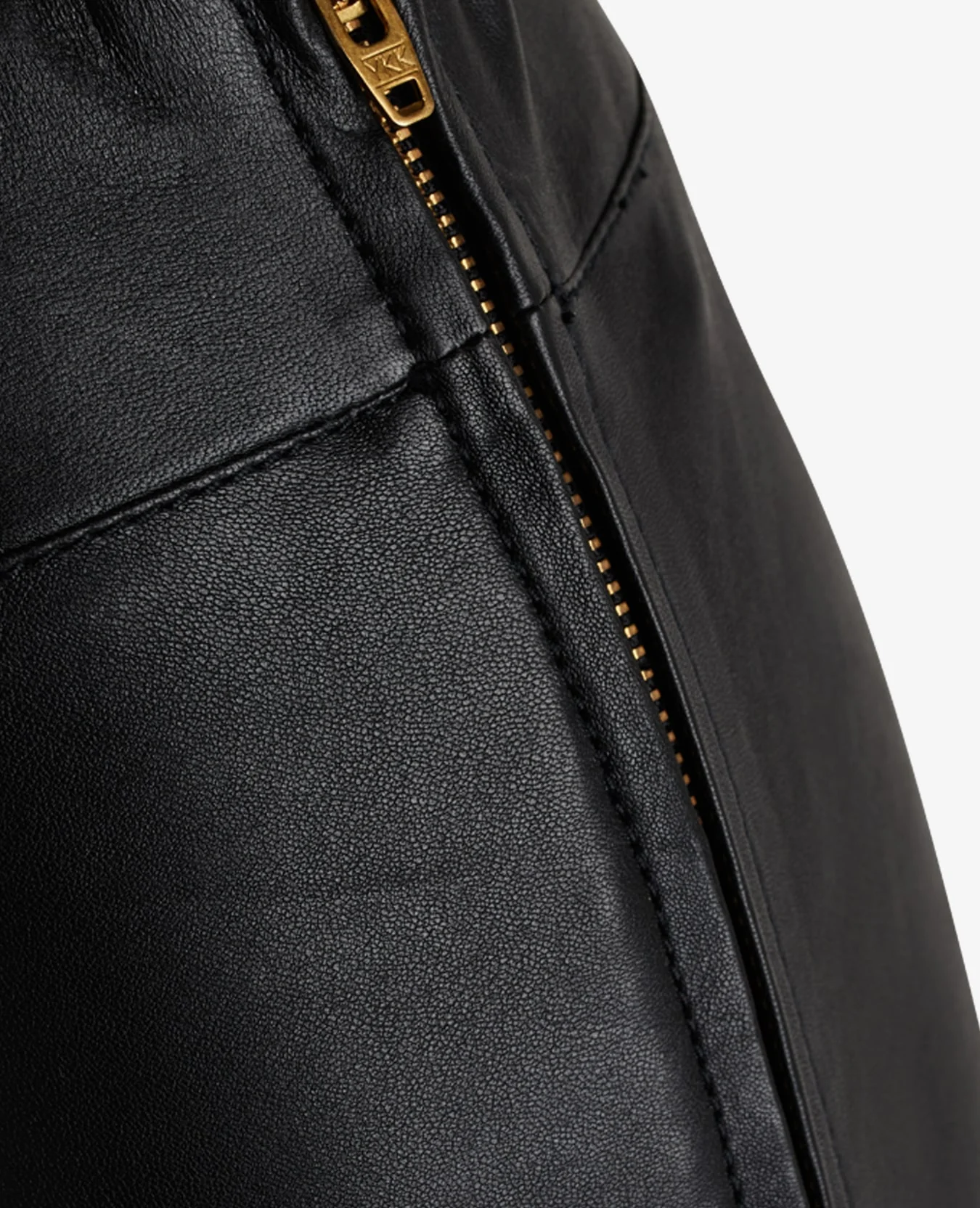ESSENTIAL LEATHER STRETCH TROUSERS - Image 3