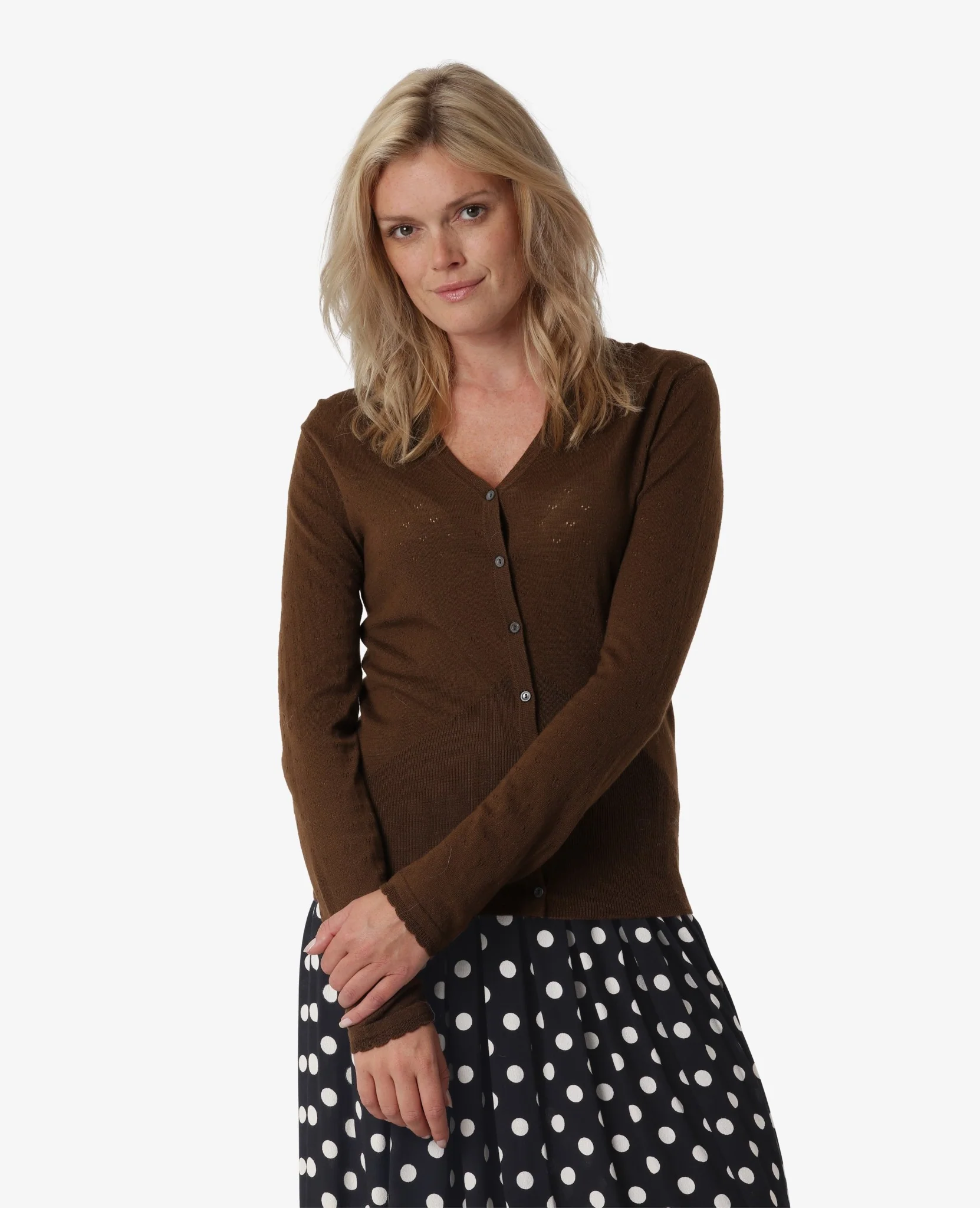 ESSENTIAL MERINO KNIT CARDIGAN - Image 5