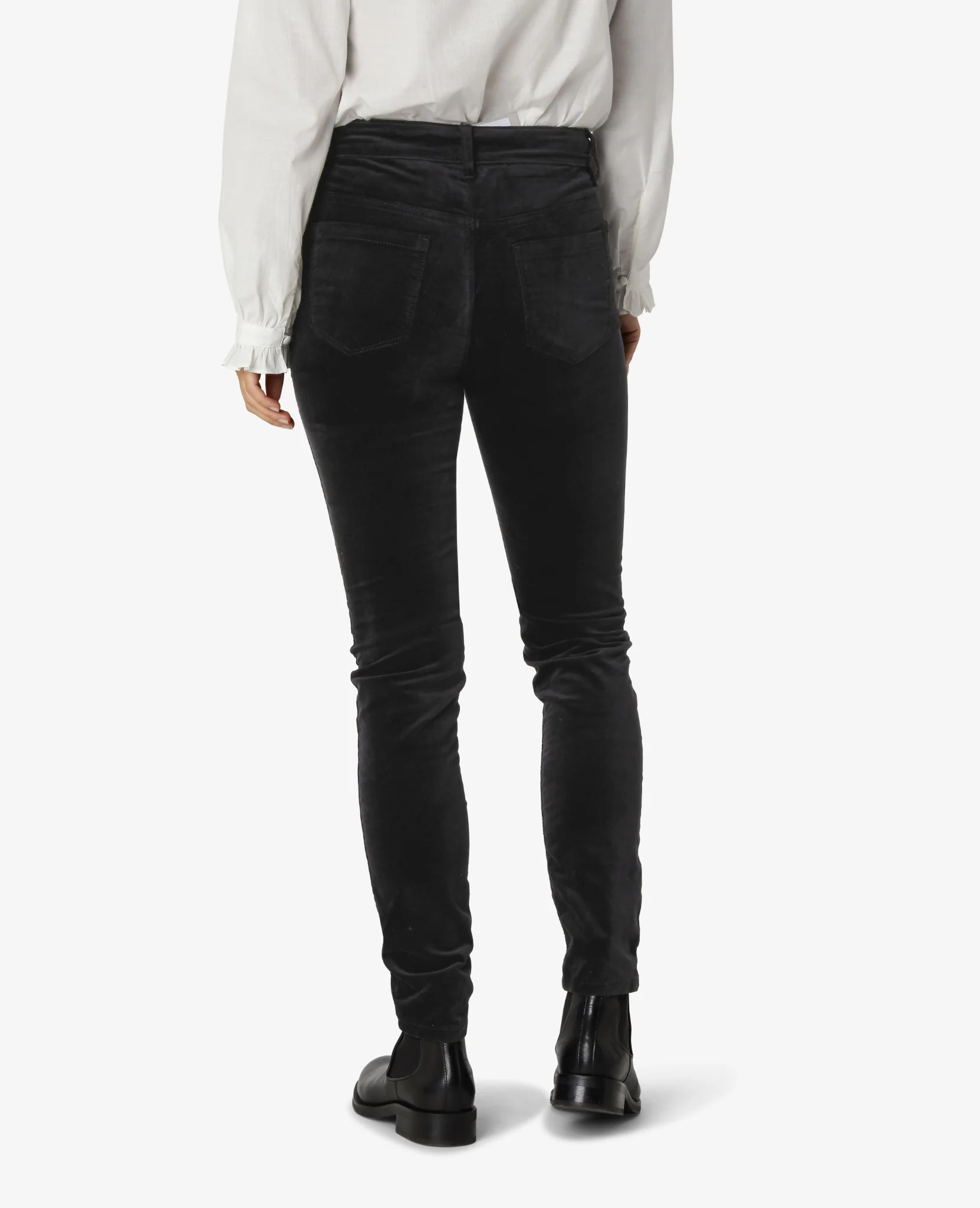 ESSENTIAL STRETCH VELVET TROUSERS - Image 3
