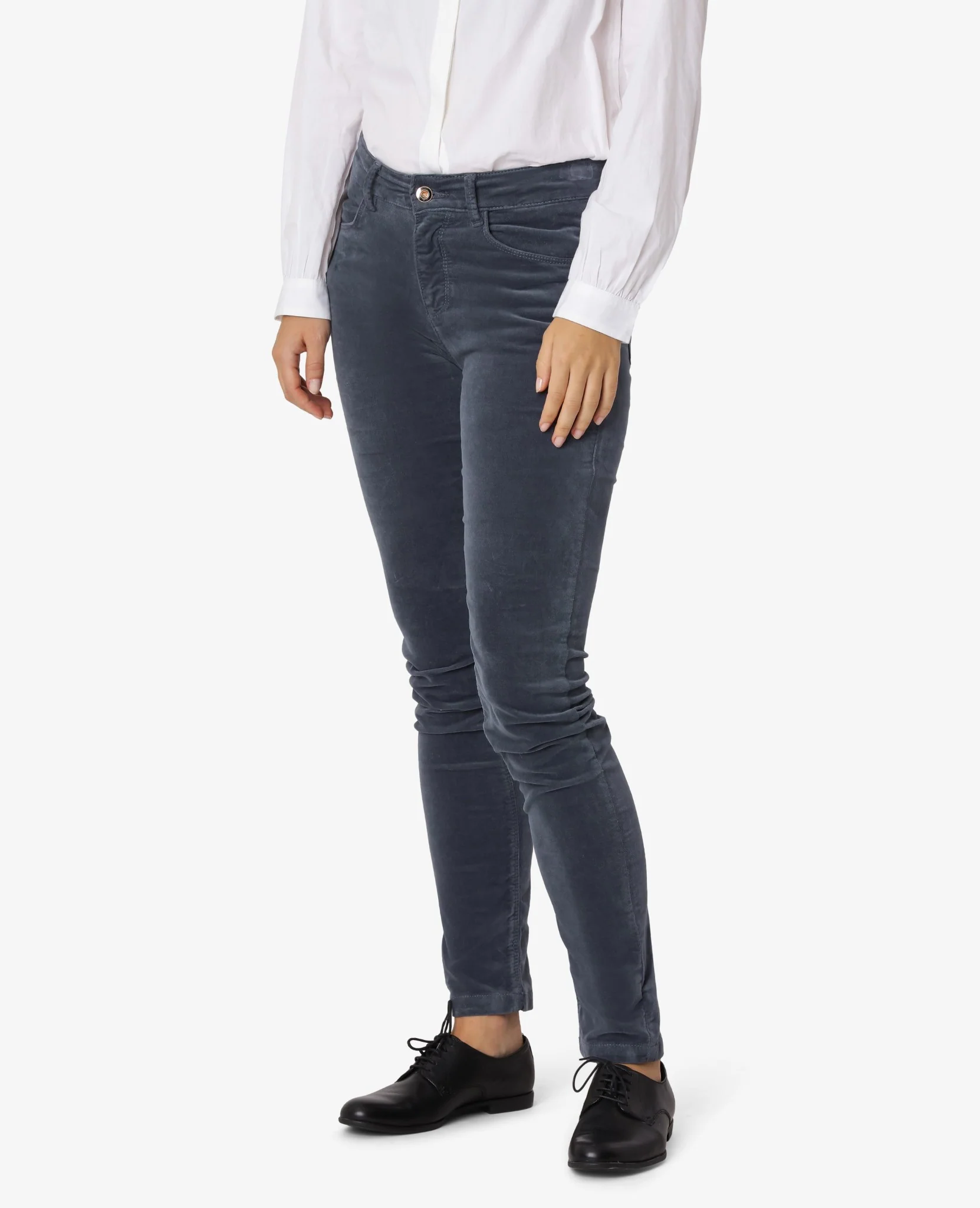 ESSENTIAL STRETCH VELVET TROUSERS - Image 4