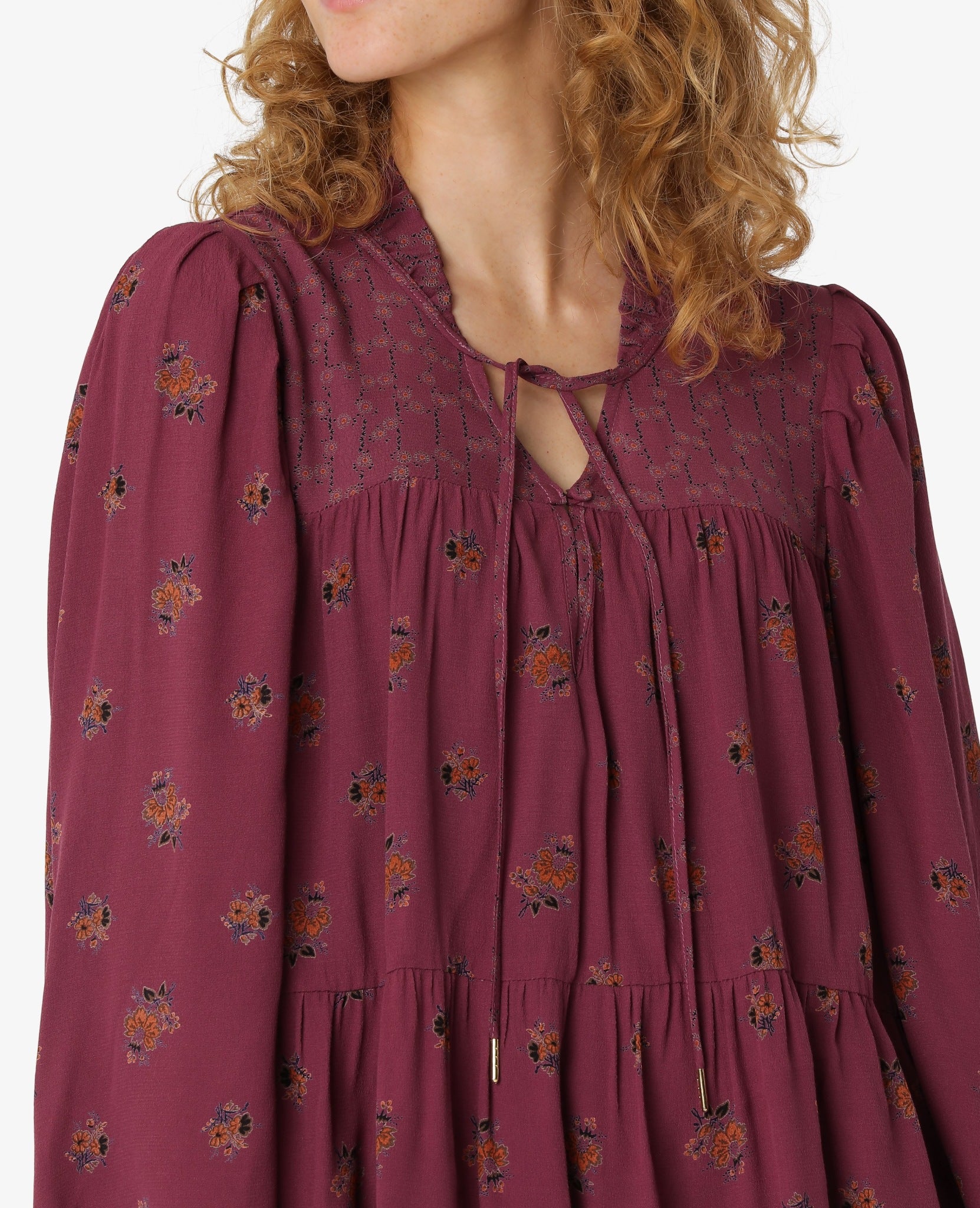 FLORAL MOSS BLOUSE - Image 3