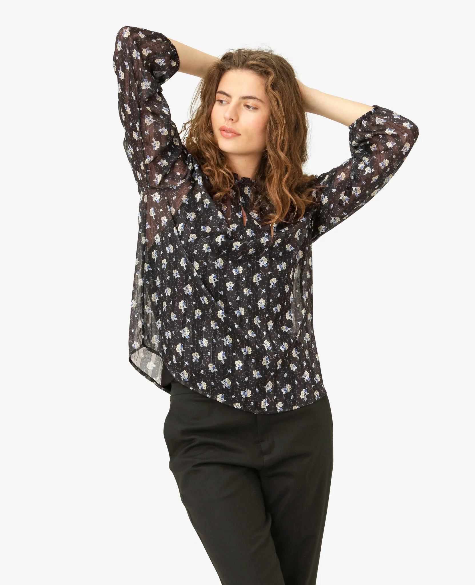 FLORIANN MØNSTRET BLUSE - Image 2