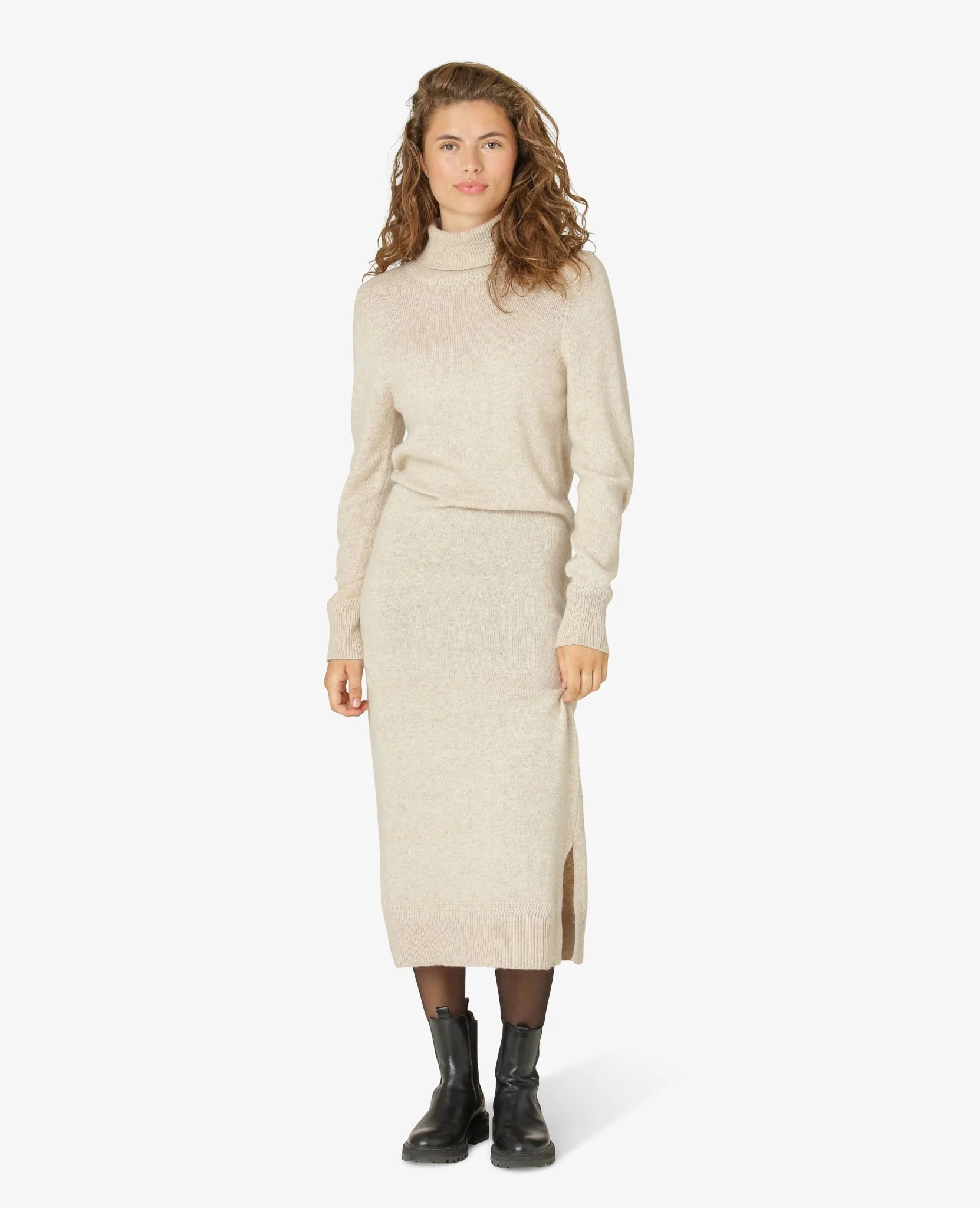 HOLLYNN WOOL MIX KNIT DRESS - Image 2