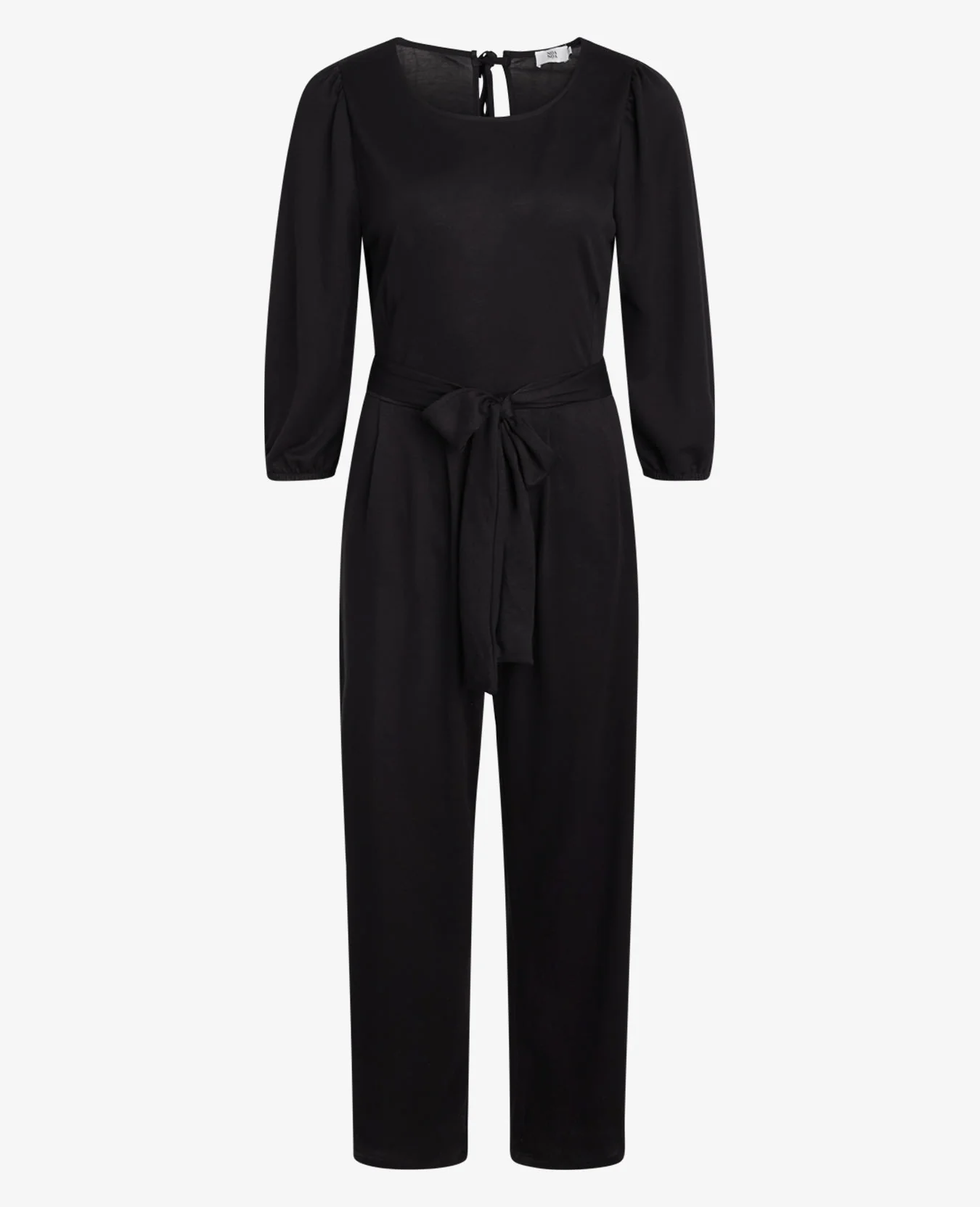 JULIANN JUMPSUIT WITH TIE-BELT