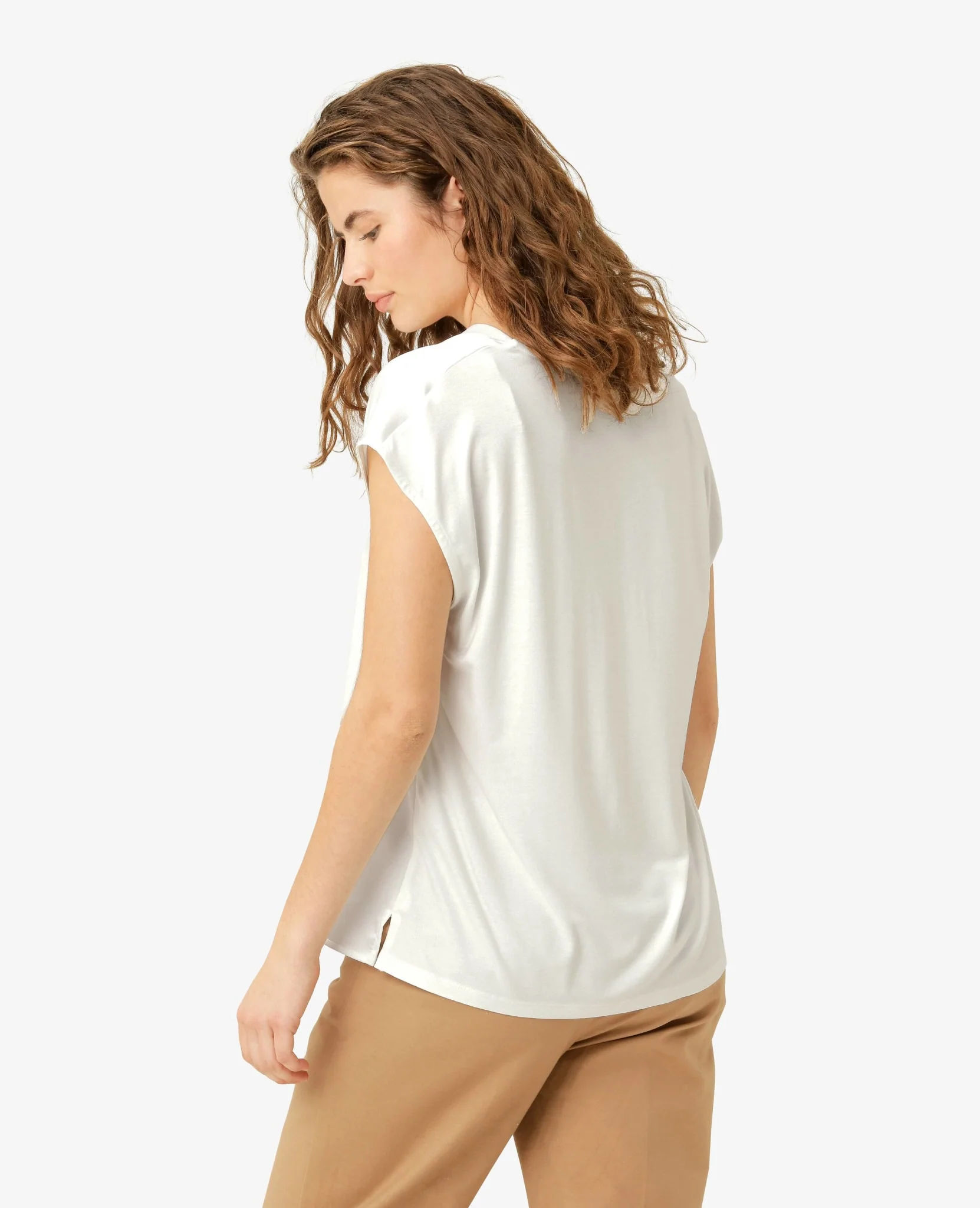 KATIENN BLUSE MED V-HALS - Image 2