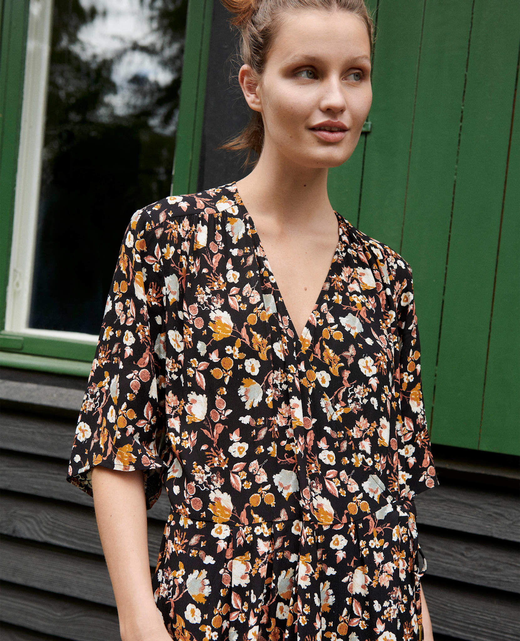 LAUREENNN WRAP DRESS
