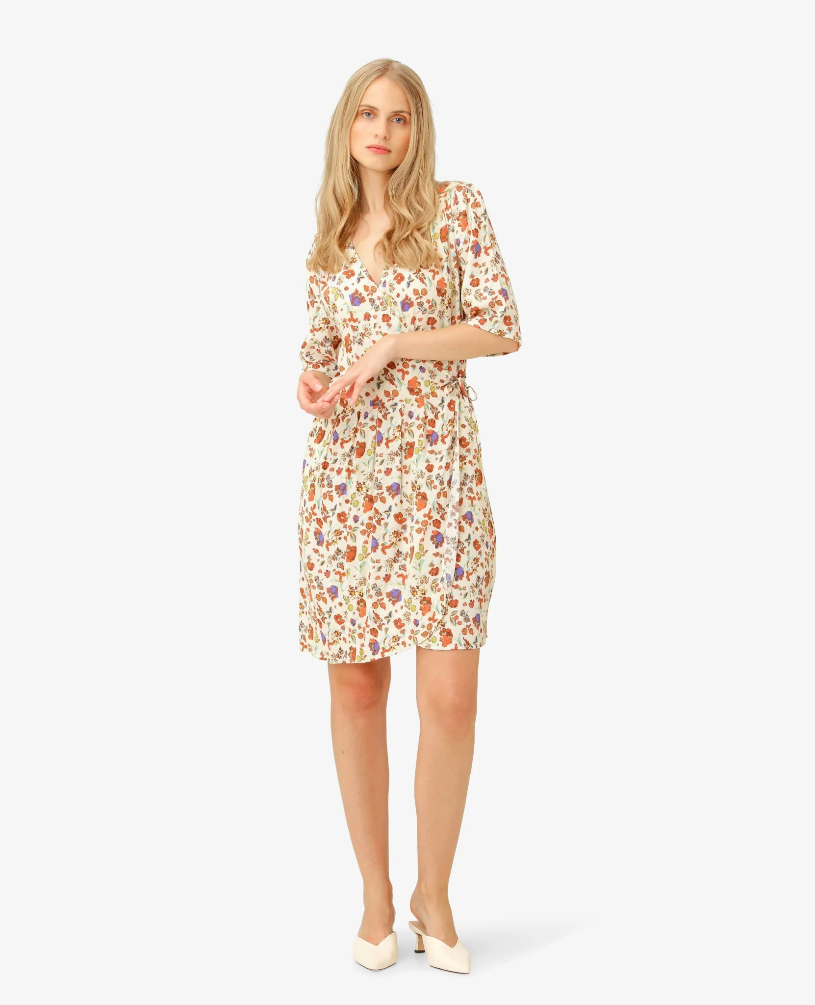 LAUREENNN WRAP DRESS