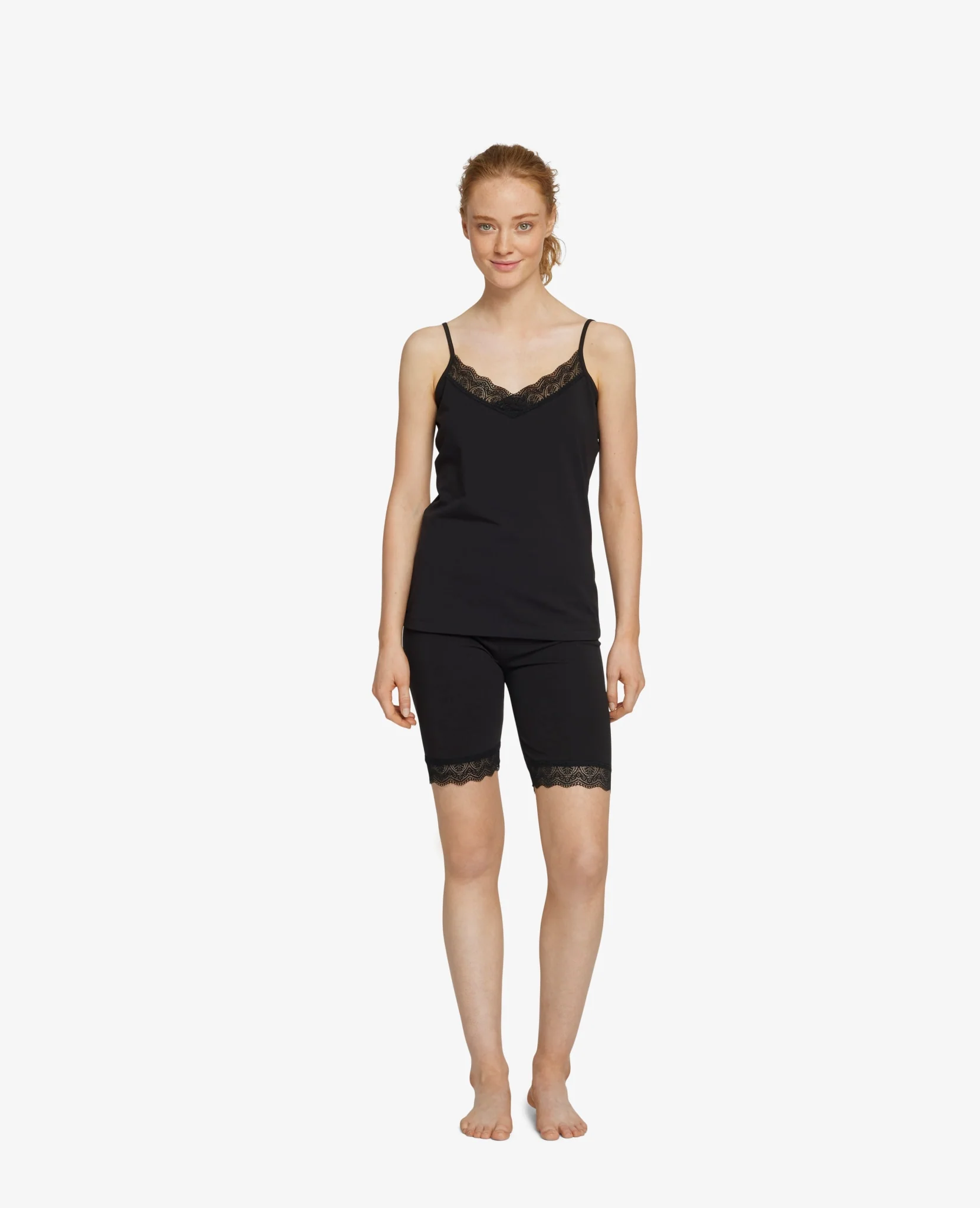 ORGANIC COTTON LACE LEGGINGS - Image 3