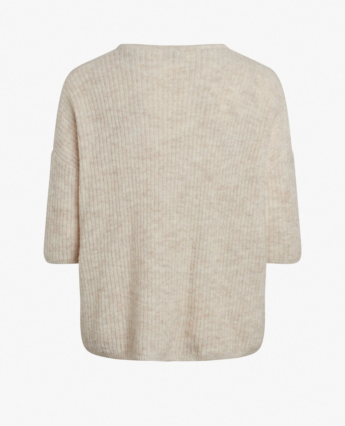 LIGHT ALPACA KNIT PULLOVER - Image 2