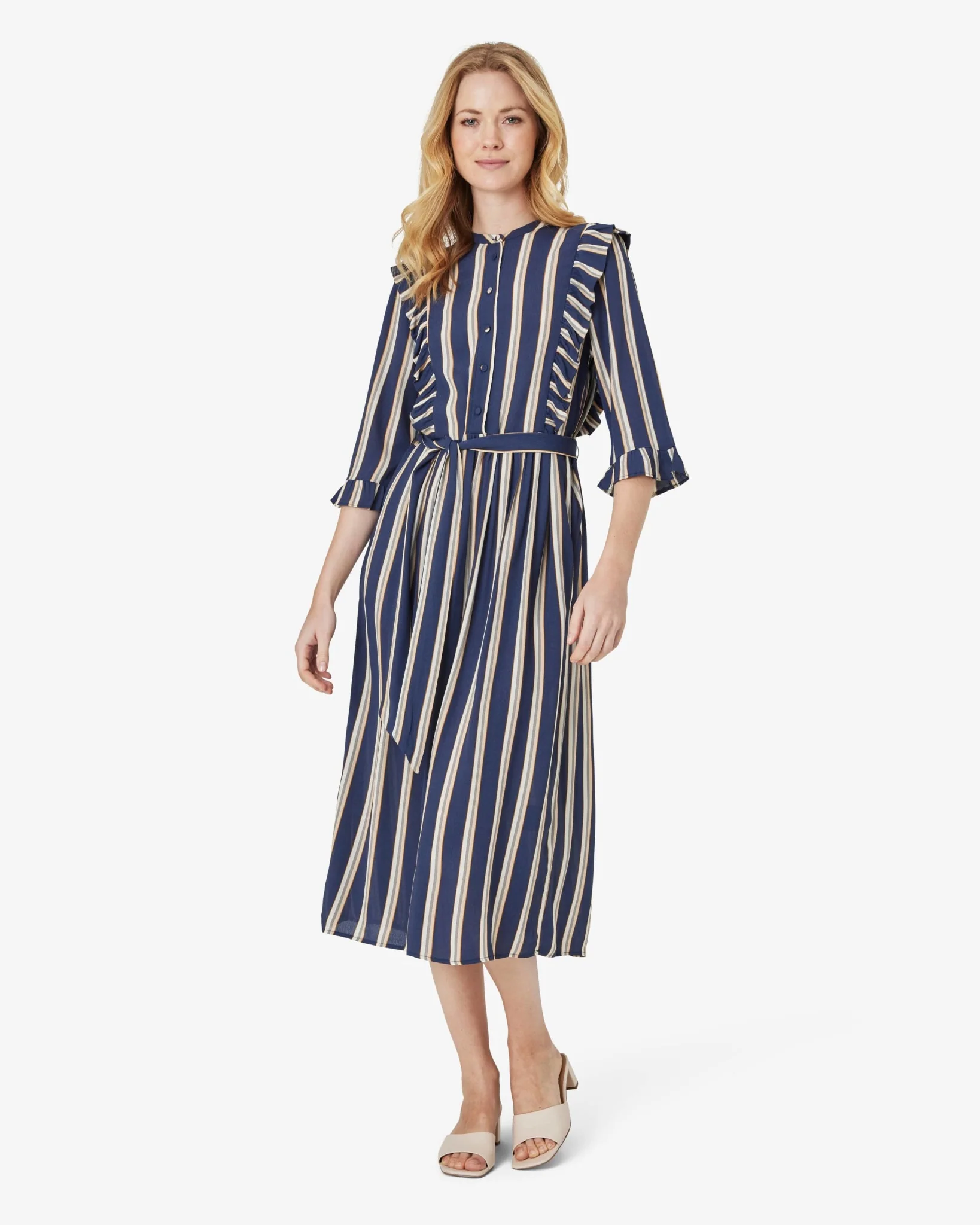 LISANN STRIPED DRESS