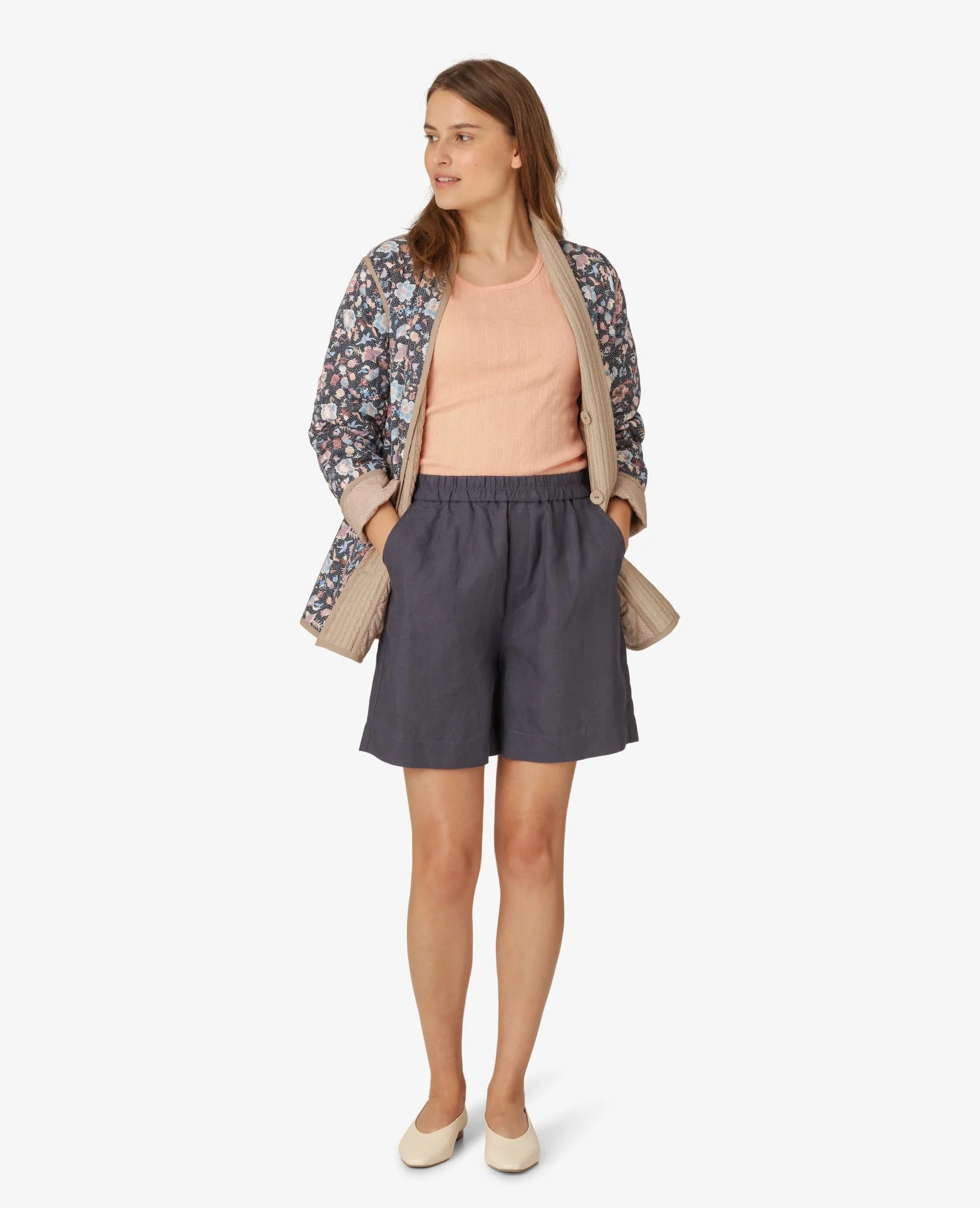 LISENN LINEN SHORTS - Image 2