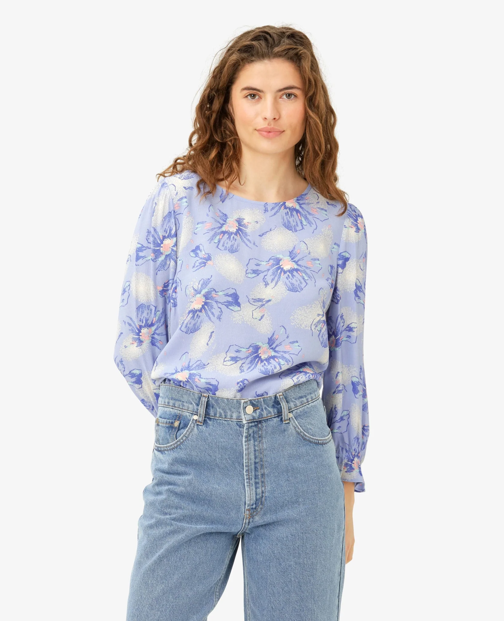 LIVANN MØNSTRET BLUSE - Image 2