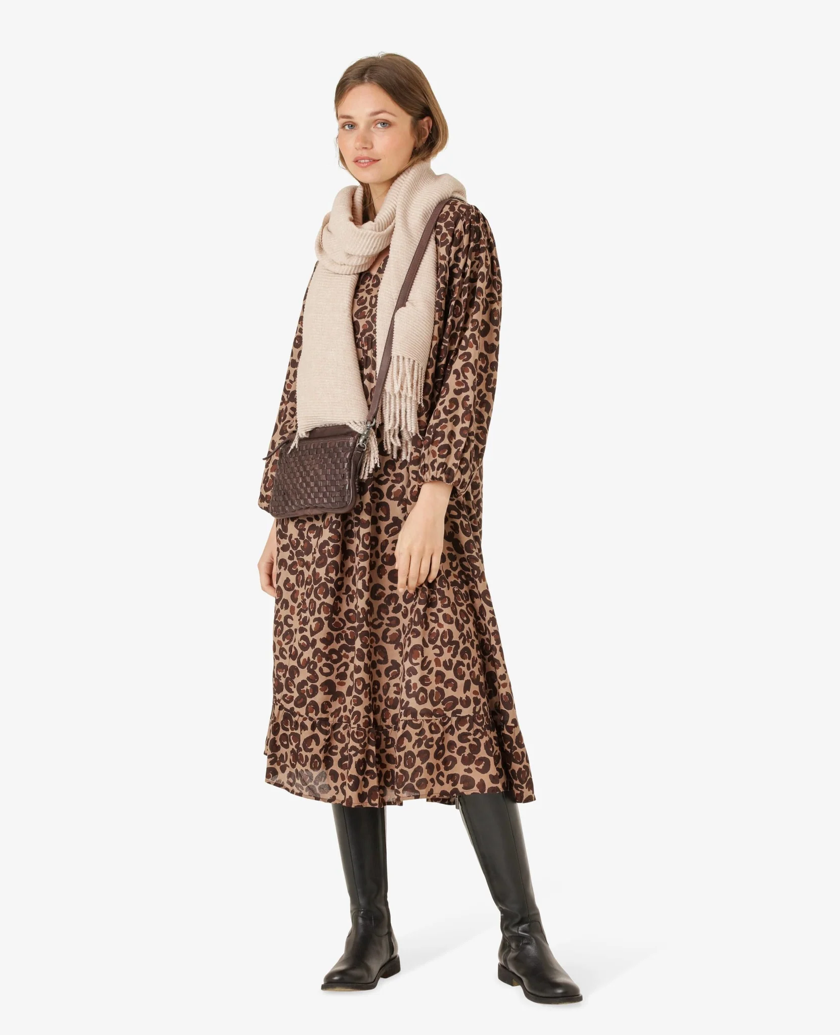 LORAUM LEOPARD KJOLE
