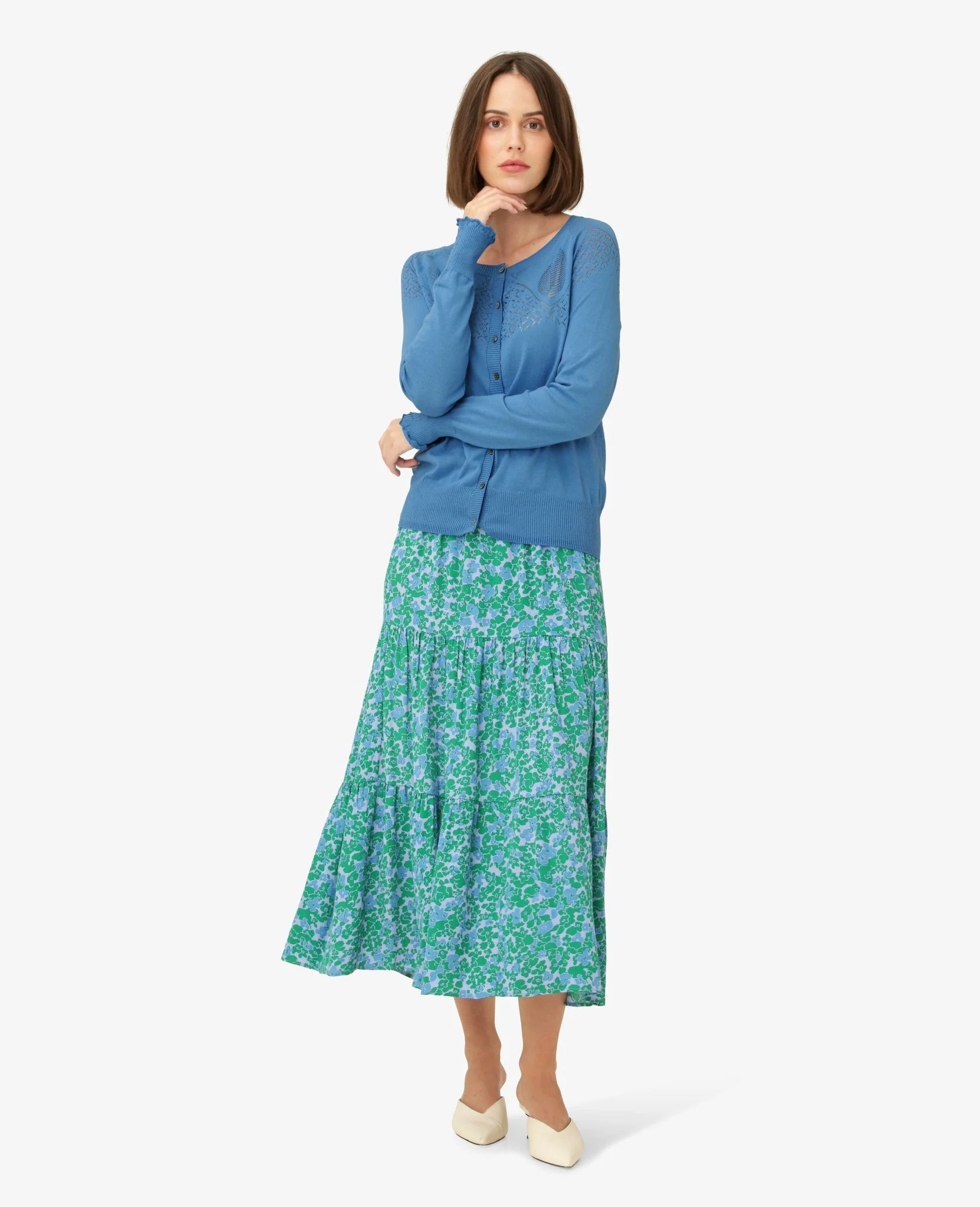 LOUISANN CARDIGAN MED HULMØNSTER - Image 3