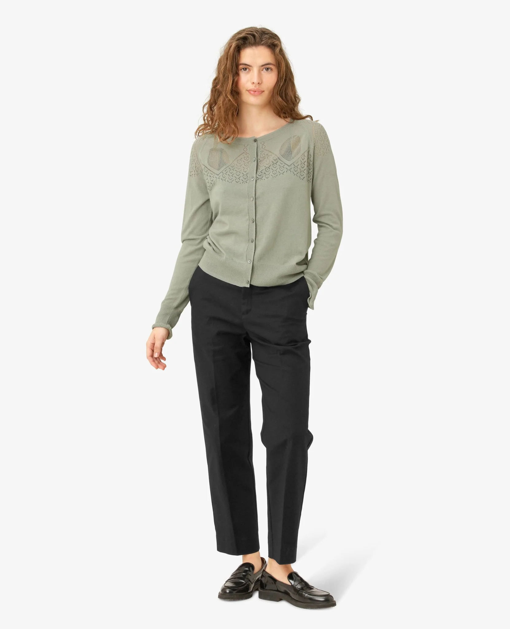 LOUISANN CARDIGAN MED HULMØNSTER - Image 3