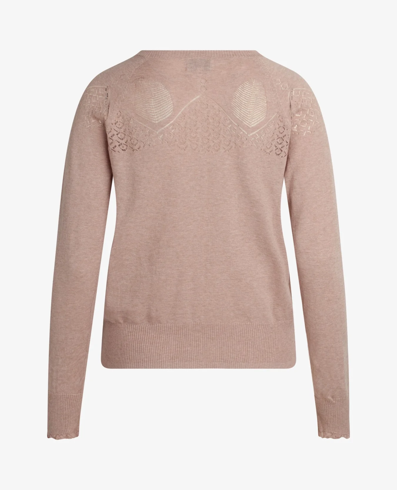 LOUISANN STRIKKET CARDIGAN MED HULMØNSTER - Image 4