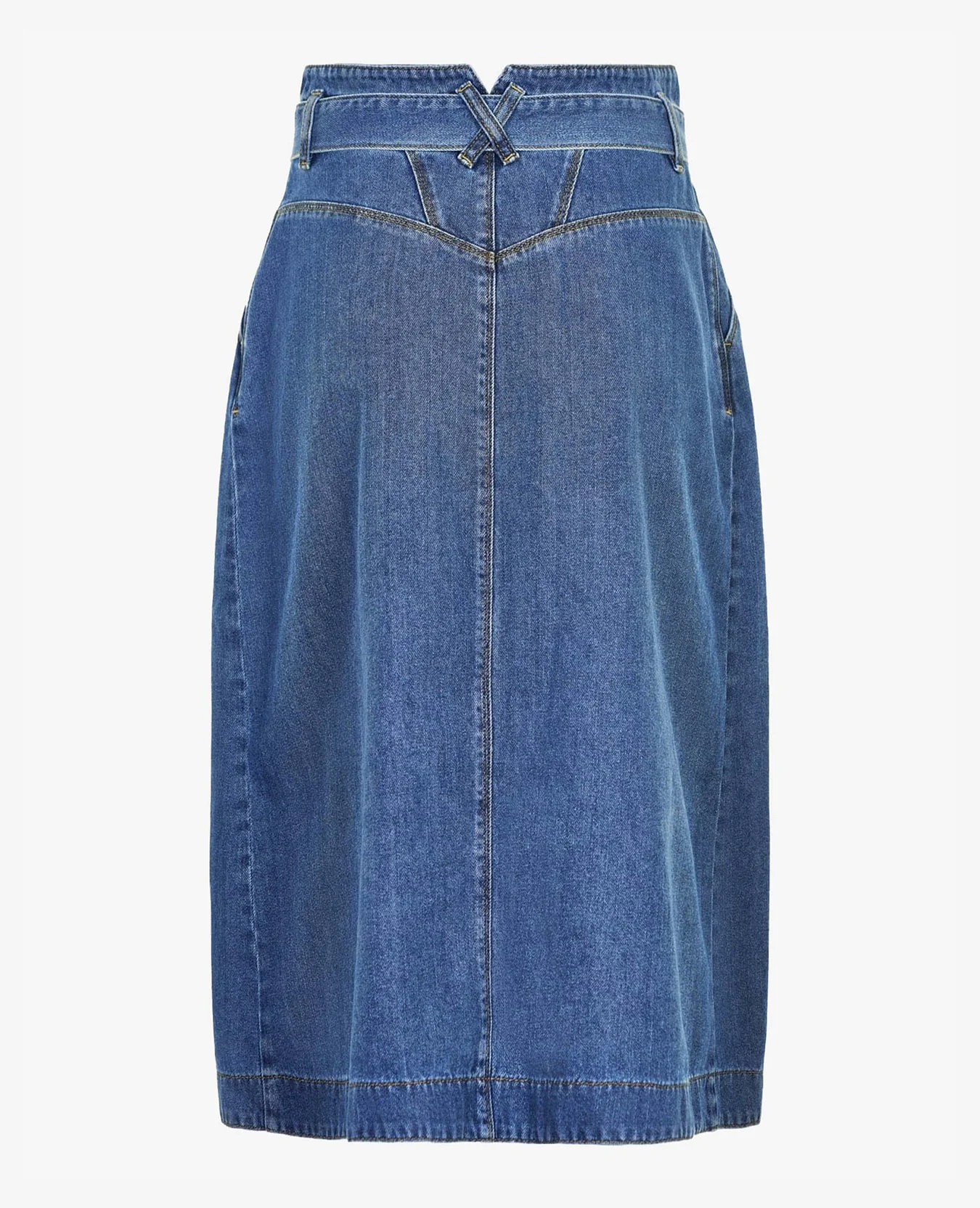 MIDWEIGHT INDIGO SKIRT - Image 2