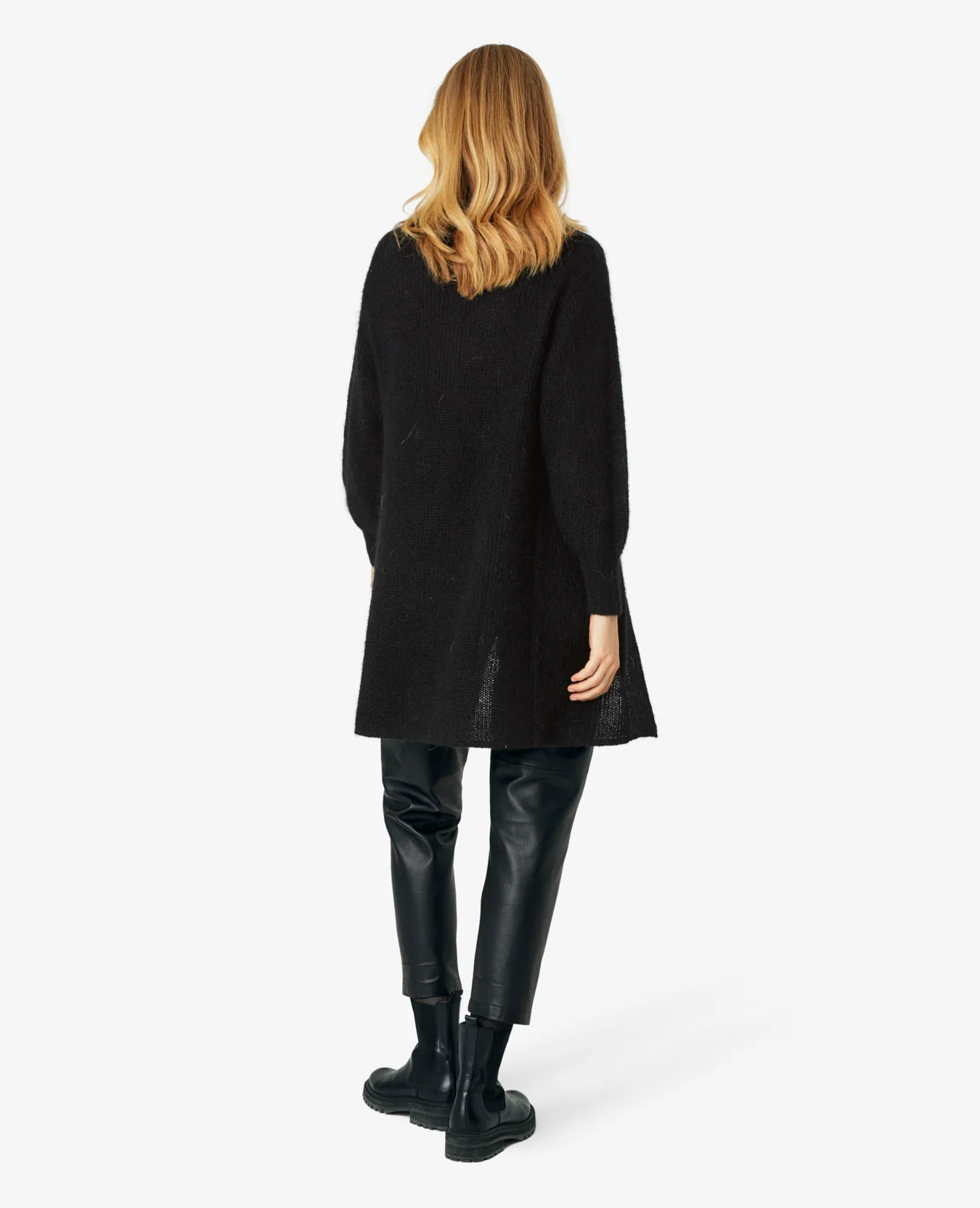 MYRANN LONG MOHAIR MIX CARDIGAN - Image 2
