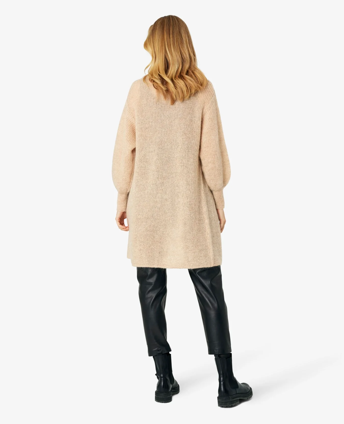MYRANN LONG MOHAIR MIX CARDIGAN - Image 2