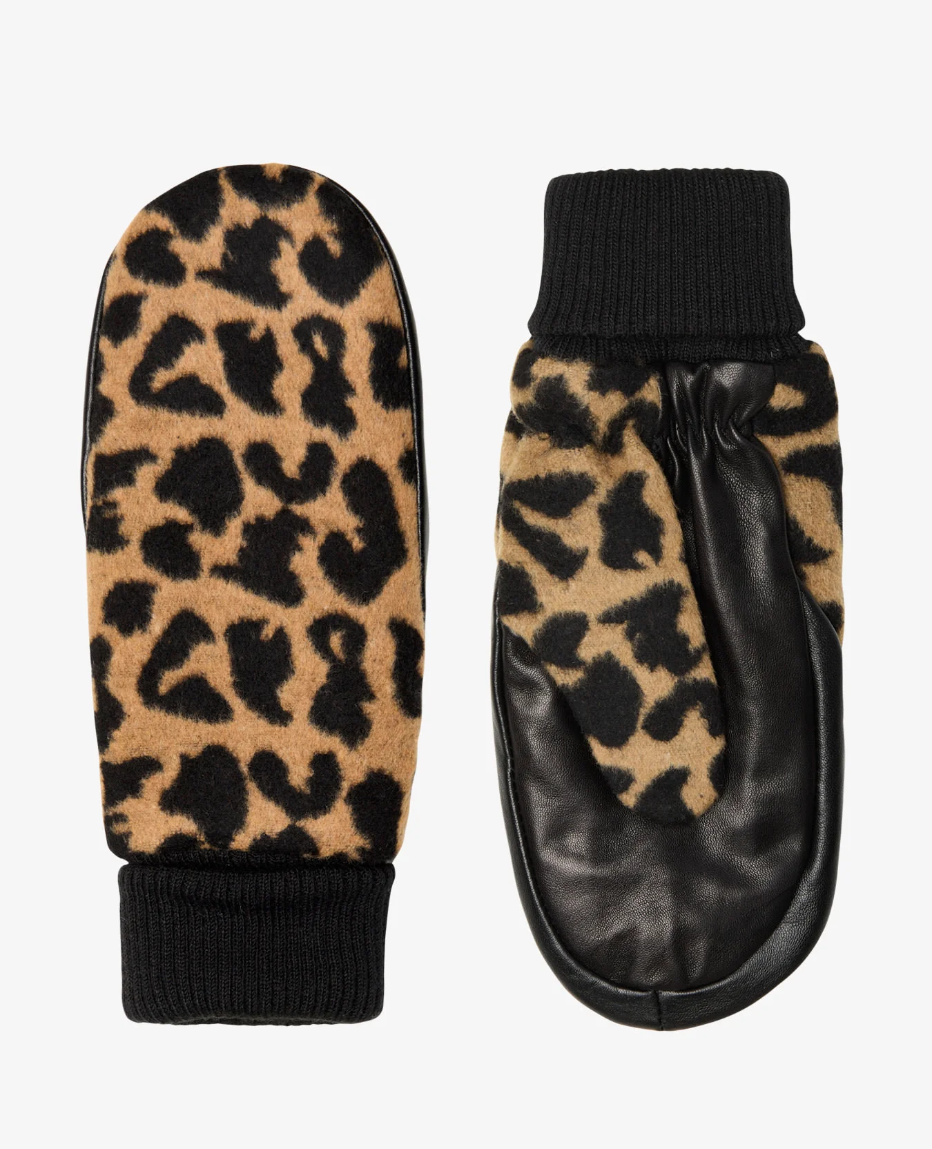 NICOLAUM LEATHER MITTENS