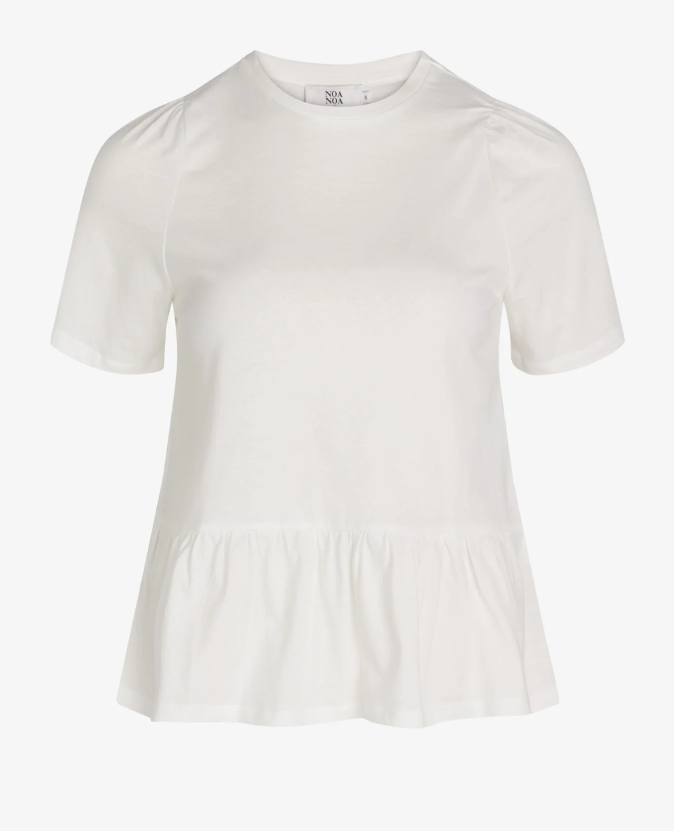 NOLANN PEPLUM T-SHIRT I ØKOLOGISK JERSEY - Image 3