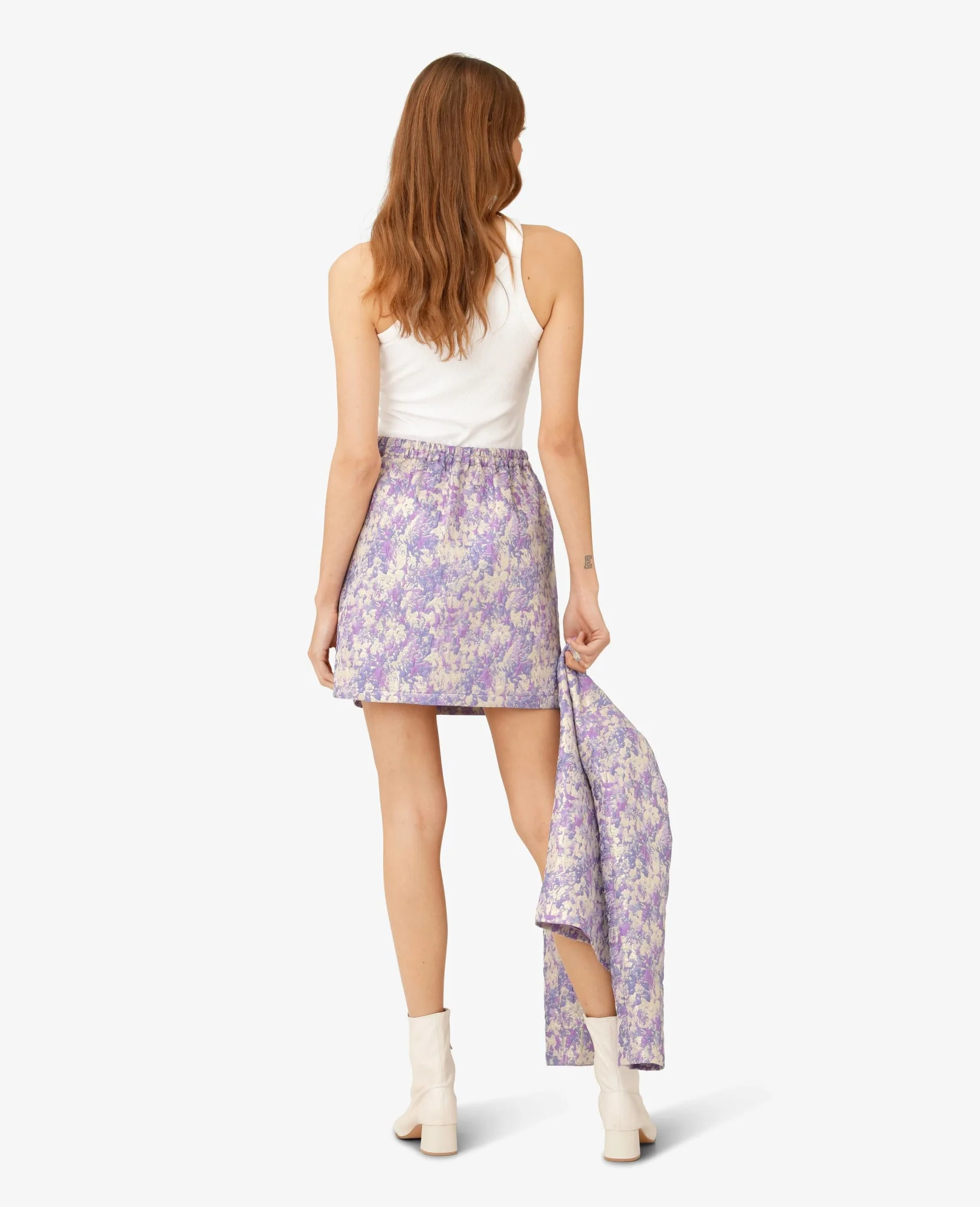 NOOMIUM PURPLE SKIRT - Image 2