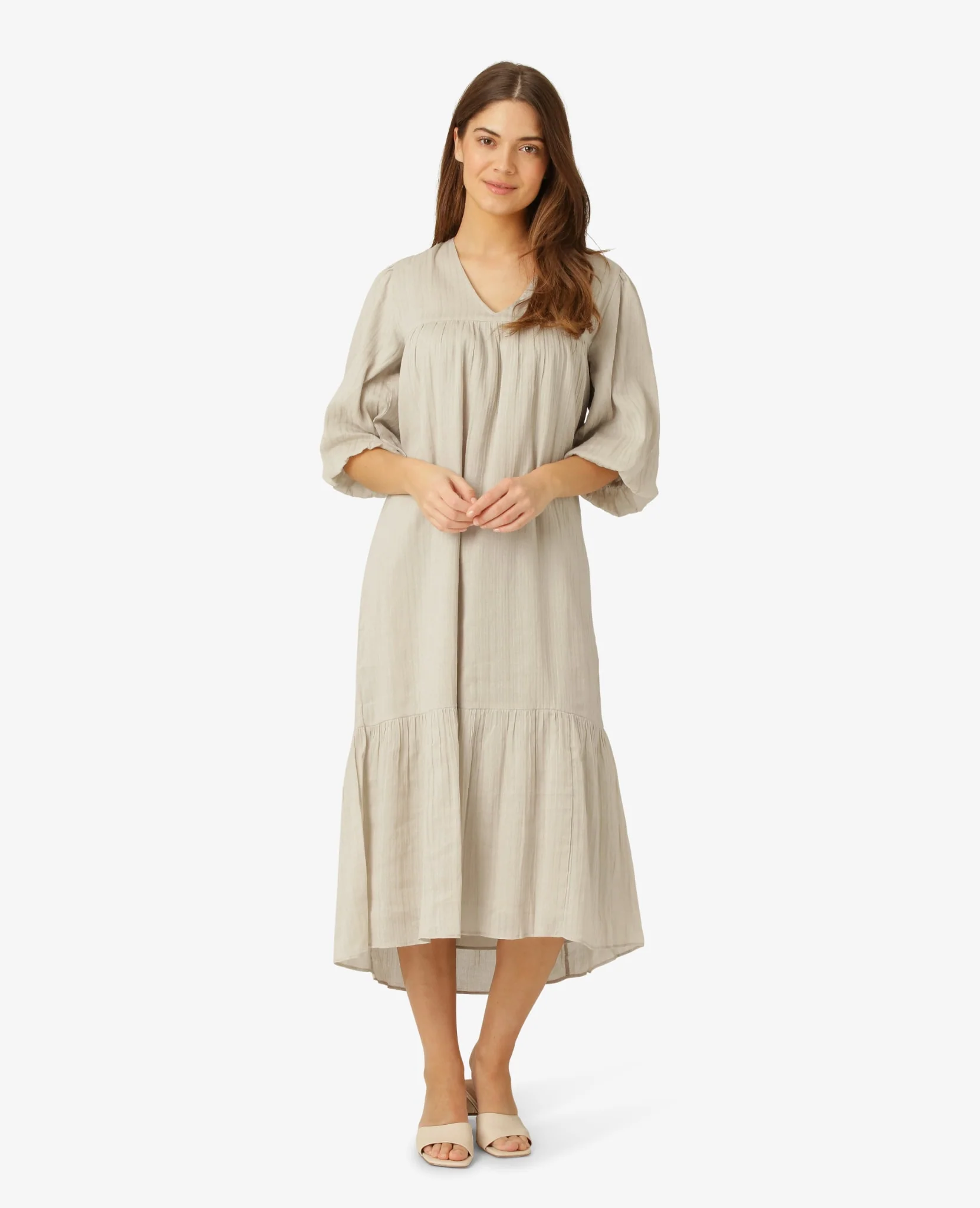 ORGANIC COTTON GAUZE DRESS