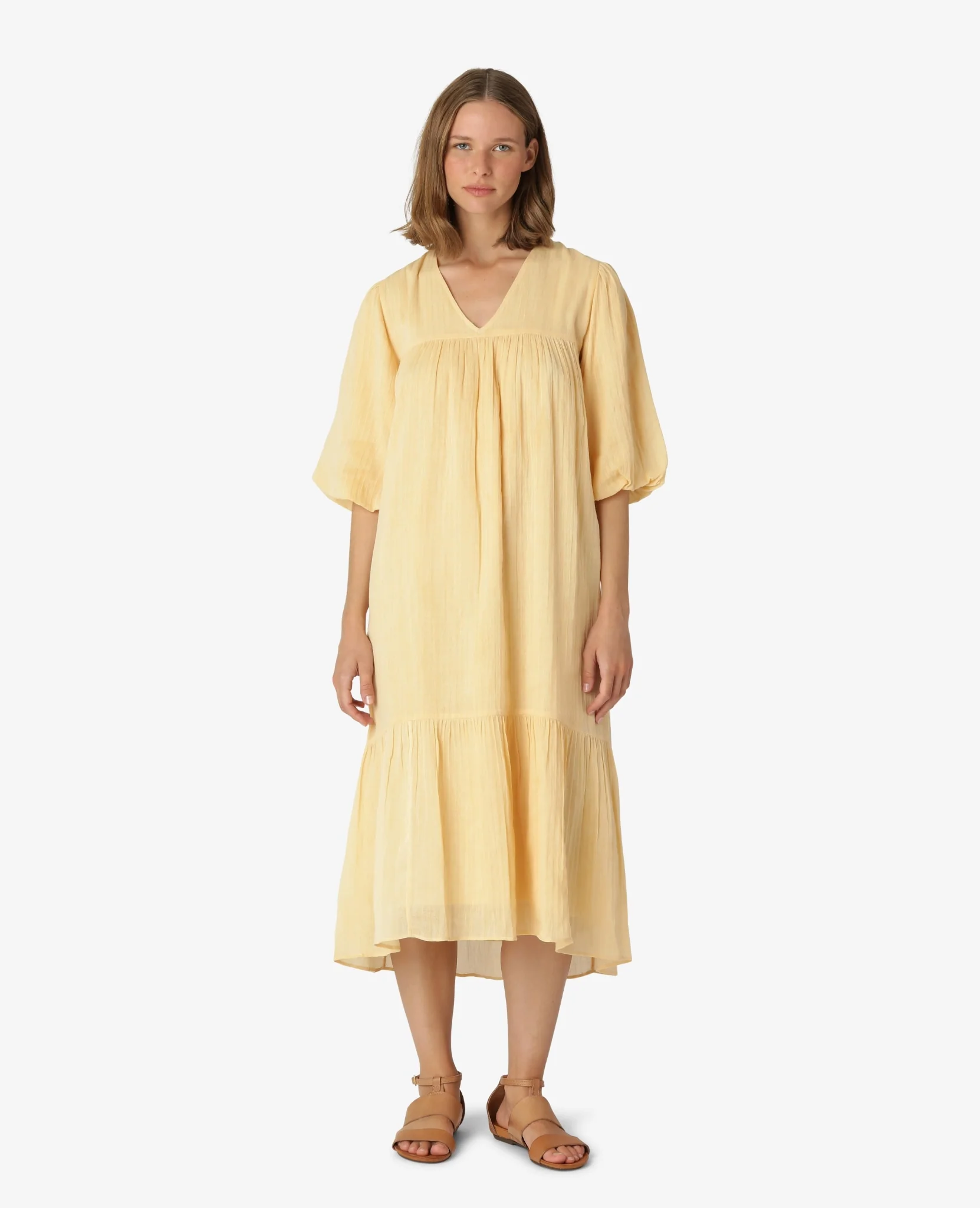 ORGANIC COTTON GAUZE DRESS - Image 3