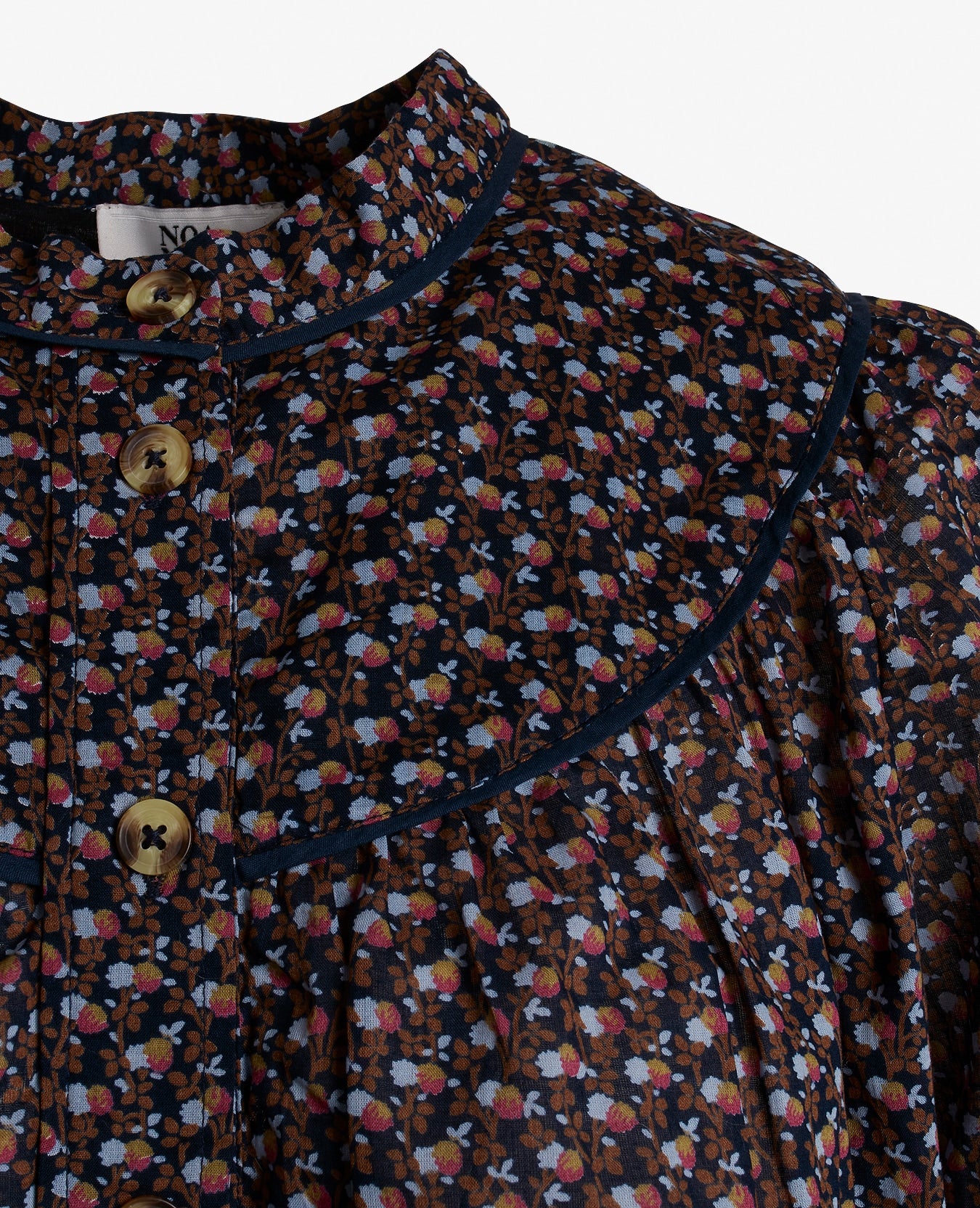 ORGANIC FLORAL COTTON BLOUSE - Image 3