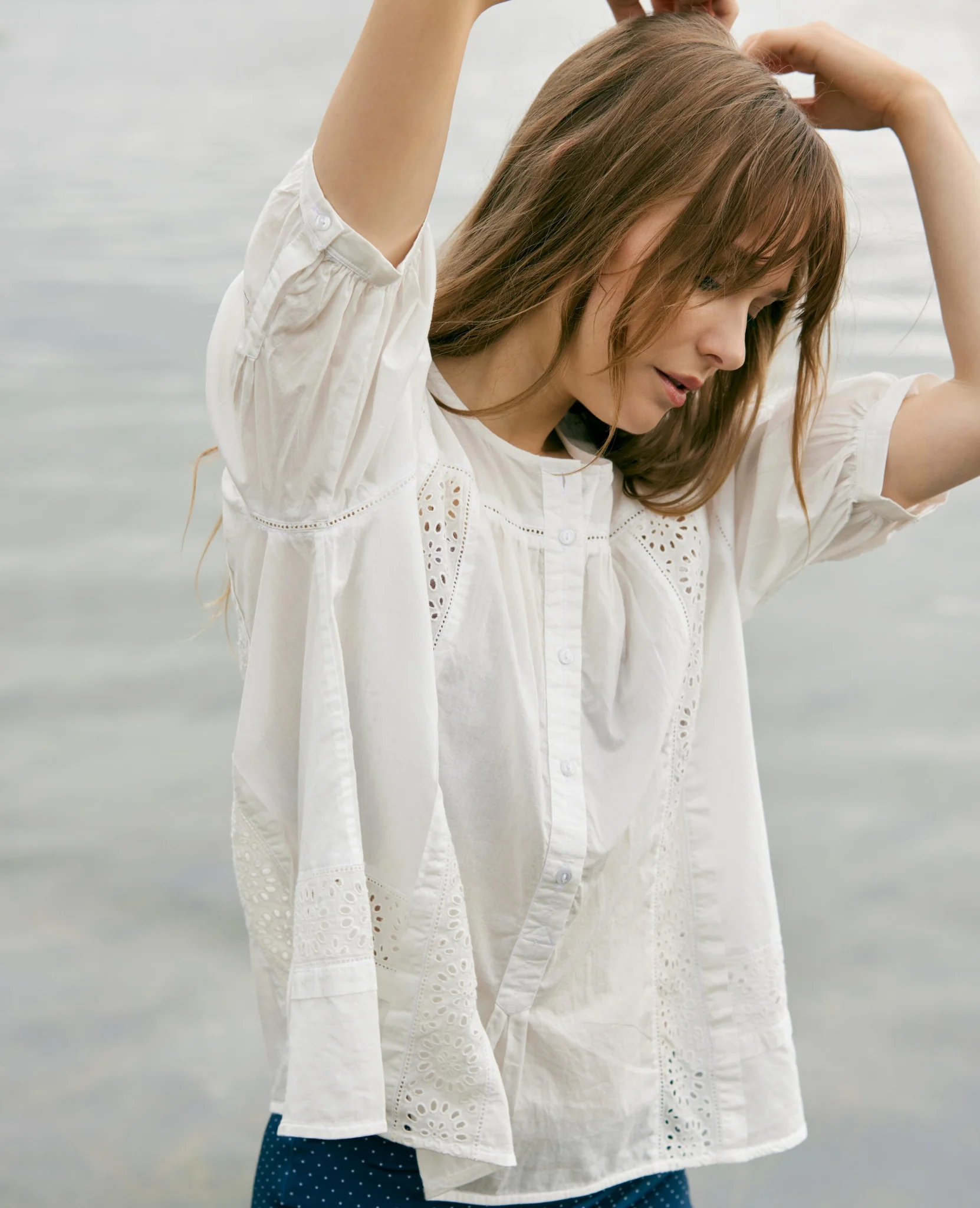 OTN ORGANIC FINE COTTON BLOUSE - Image 6