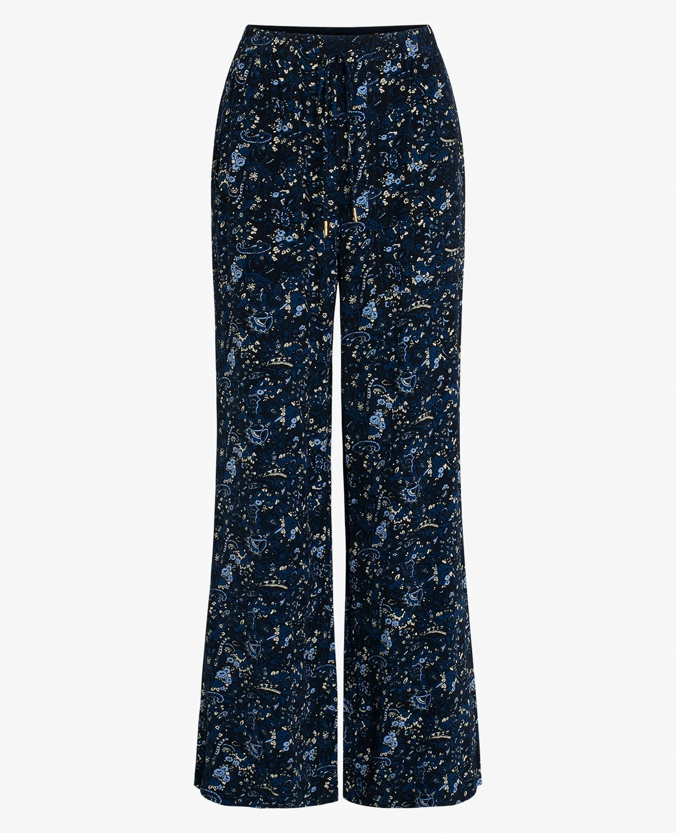 PAISLEY AIR CREPE TROUSERS