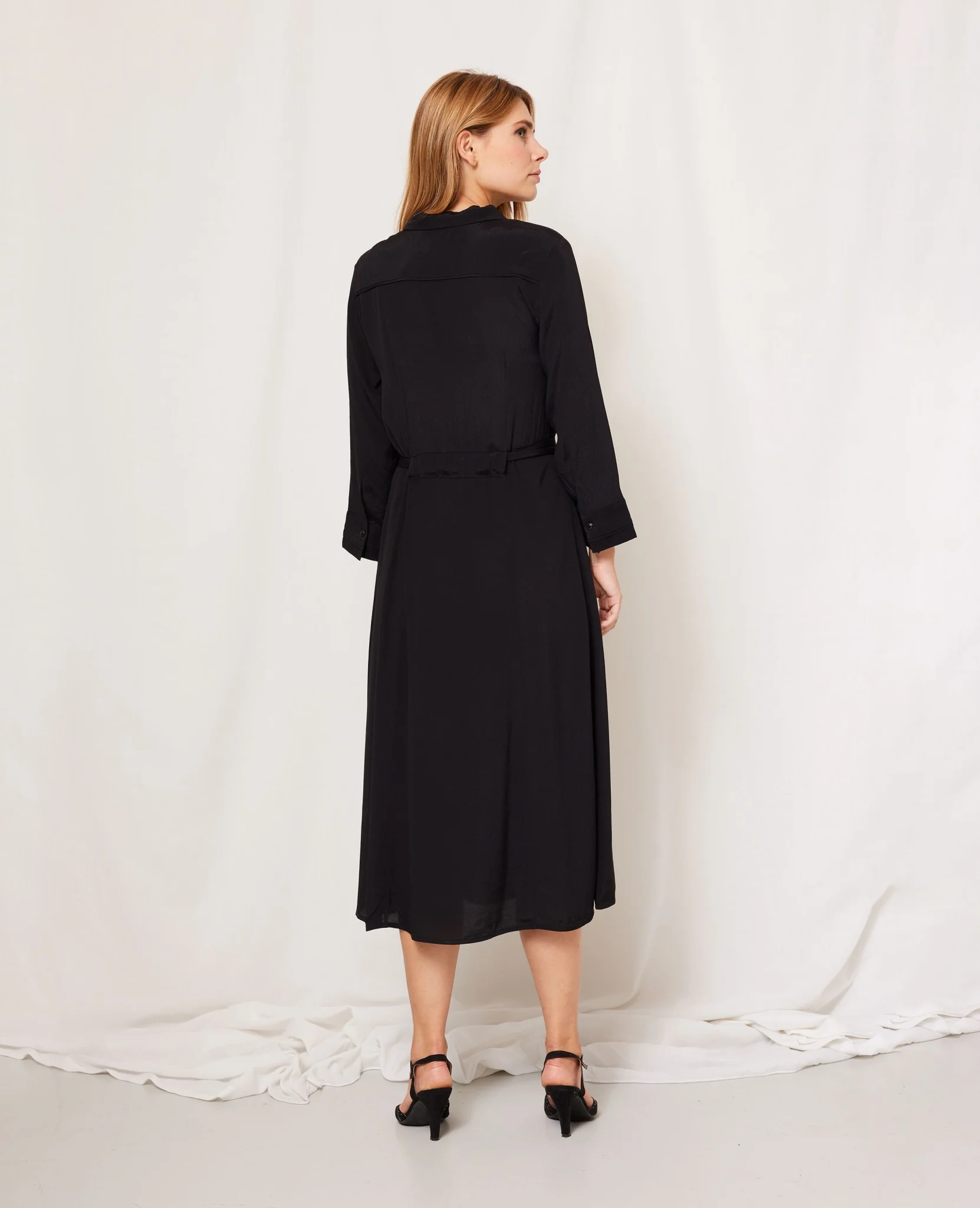 SOFT MOSS SOLID DRESS - Image 5