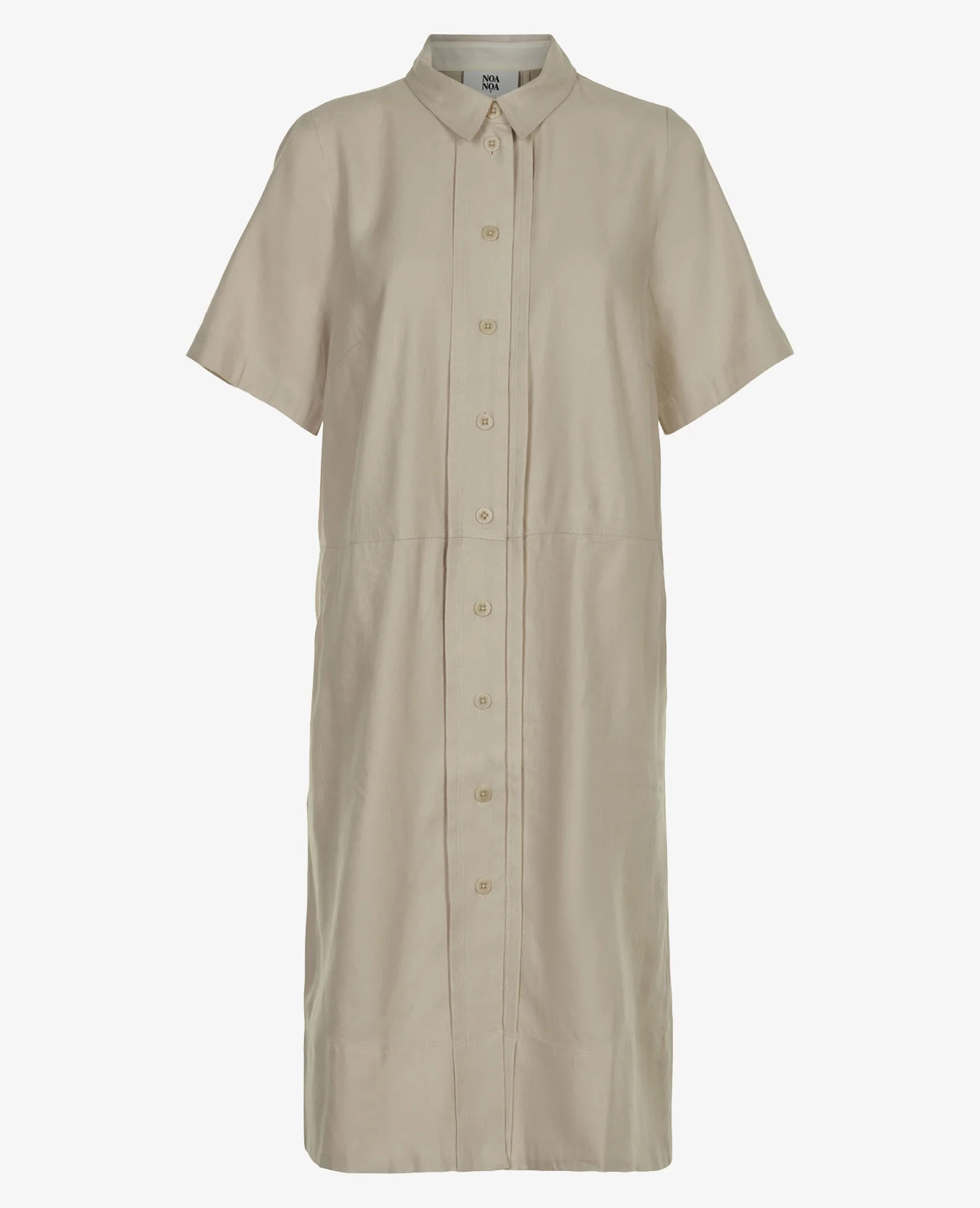 STRIPED LINEN BLEND