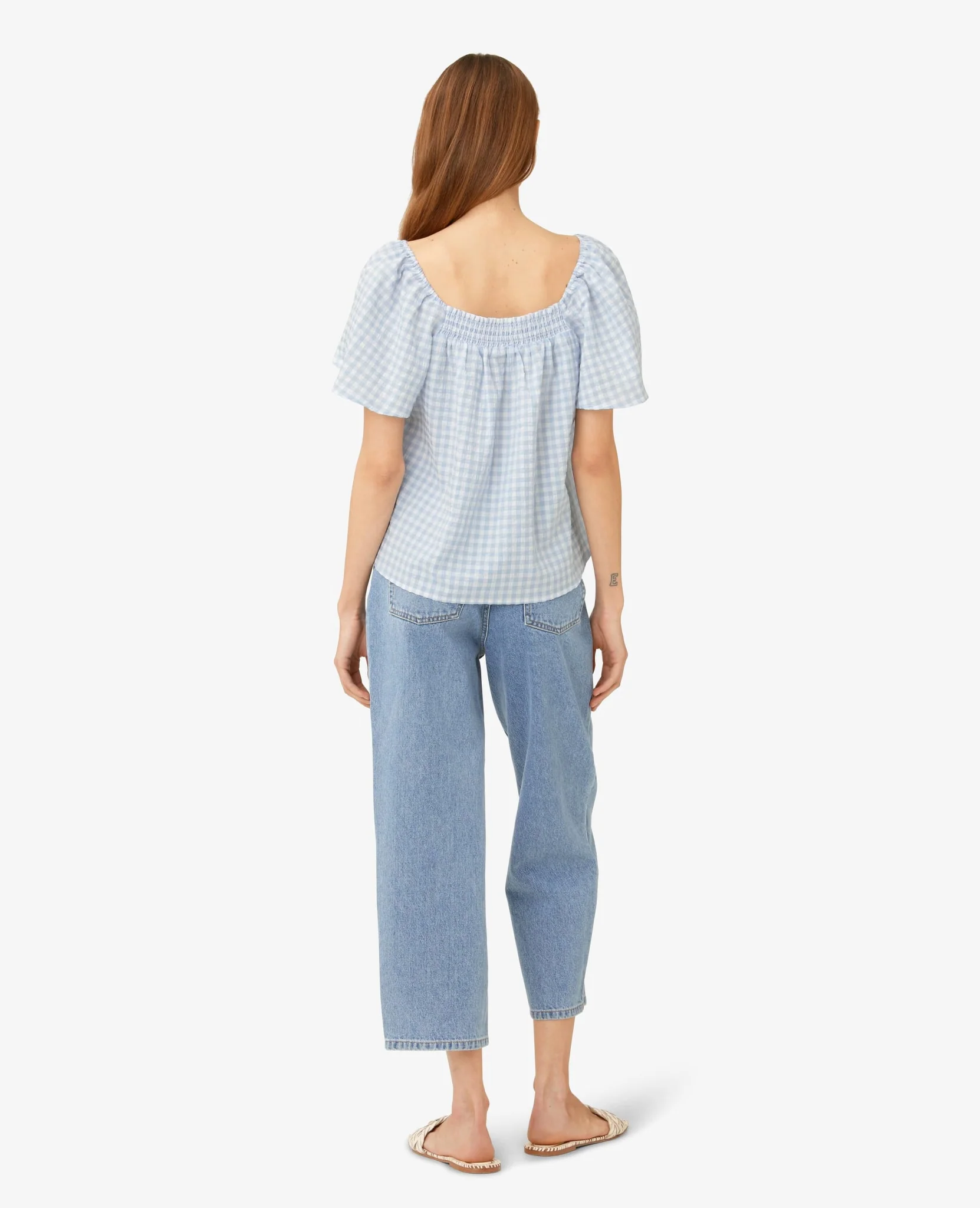 SYLVIAUM CHECKED T-SHIRT - Image 4