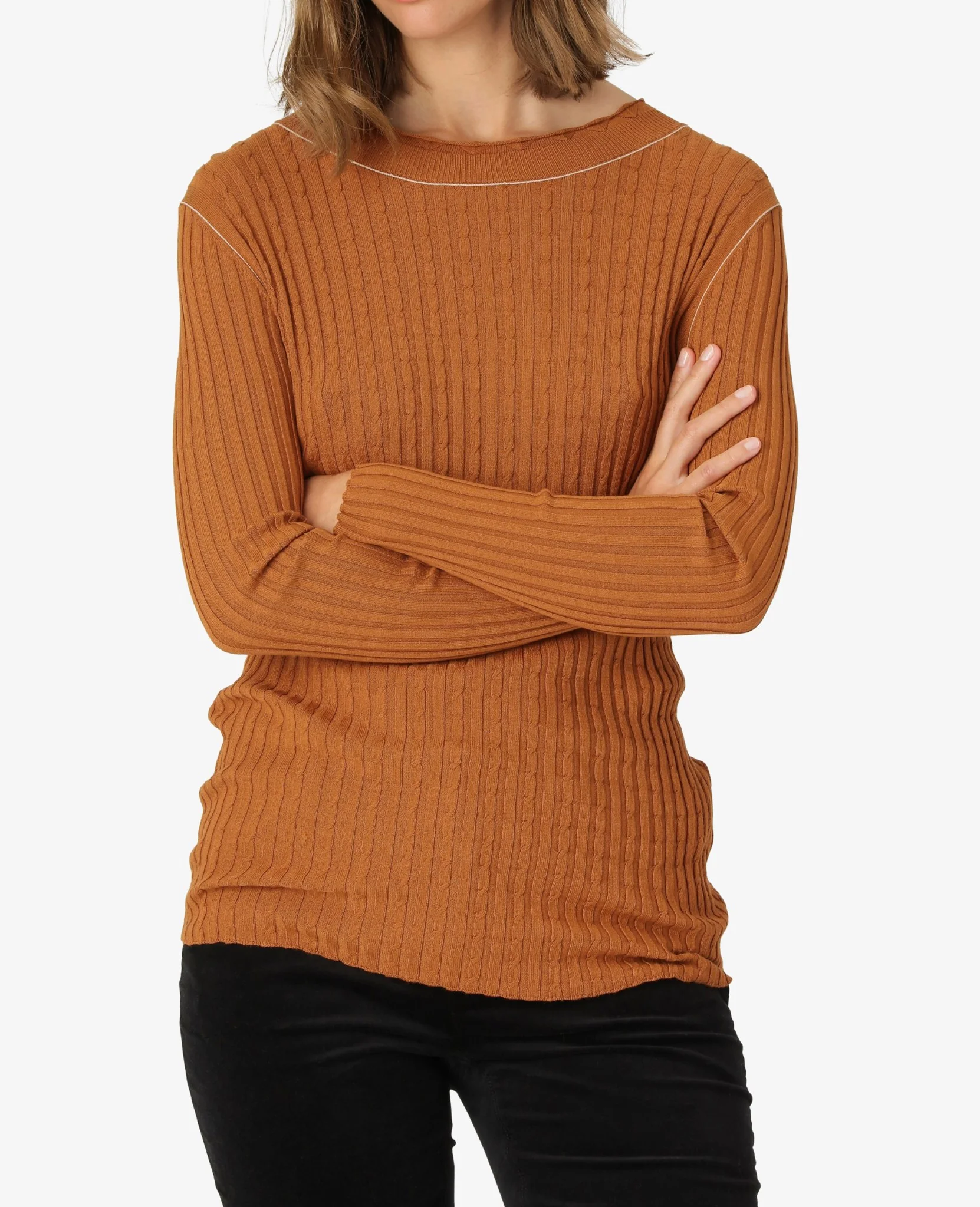 VISCOSE KNIT PULLOVER - Image 2