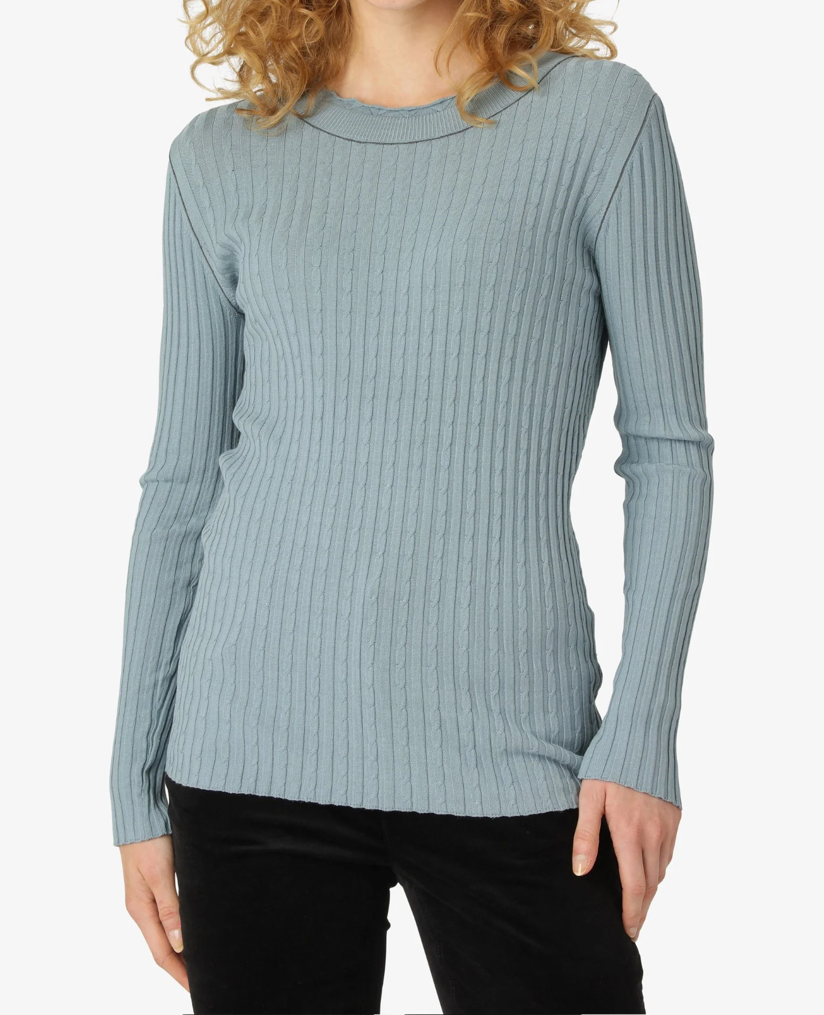 VISCOSE KNIT PULLOVER - Image 2