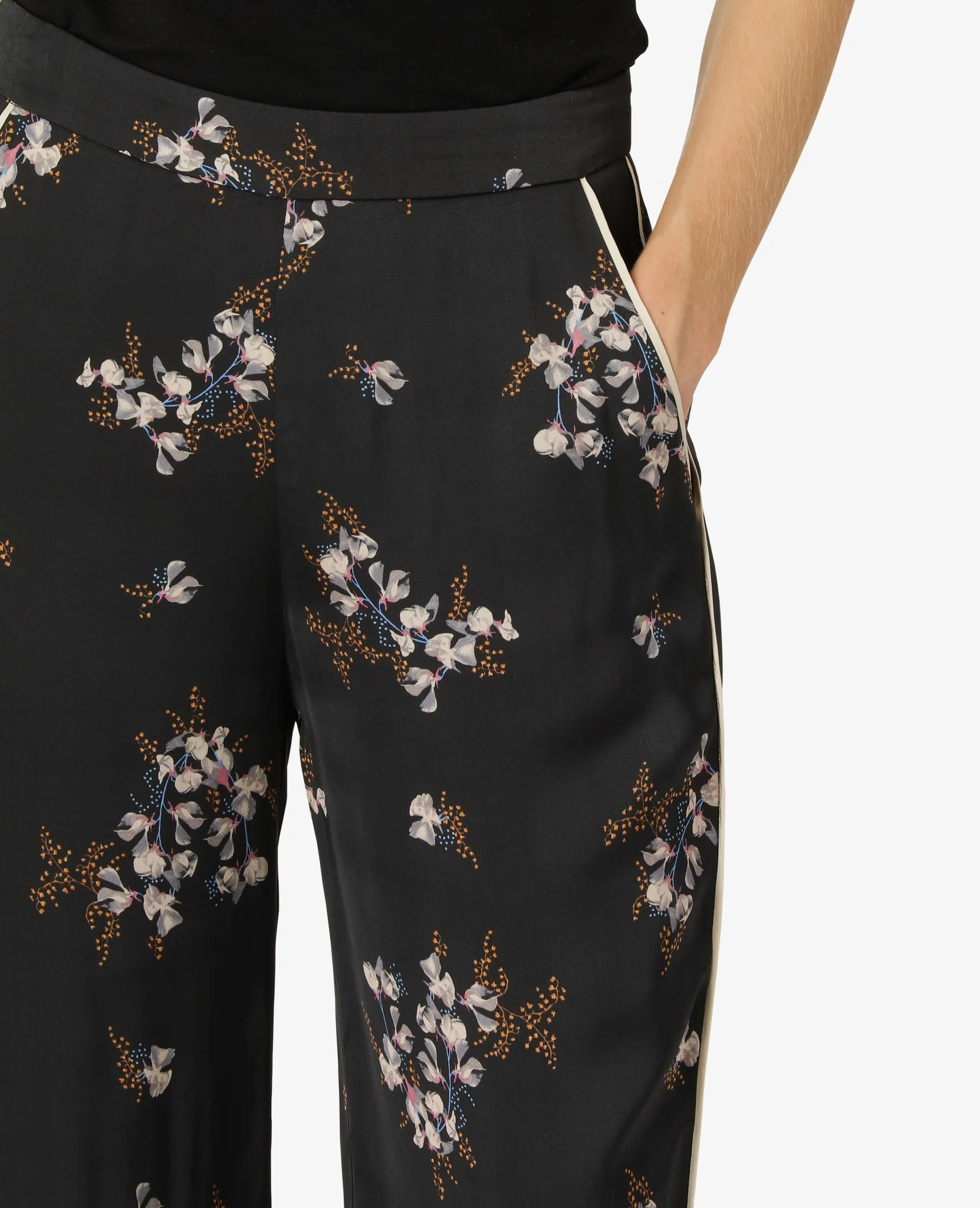 VISCOSE SATEEN TROUSERS - Image 3
